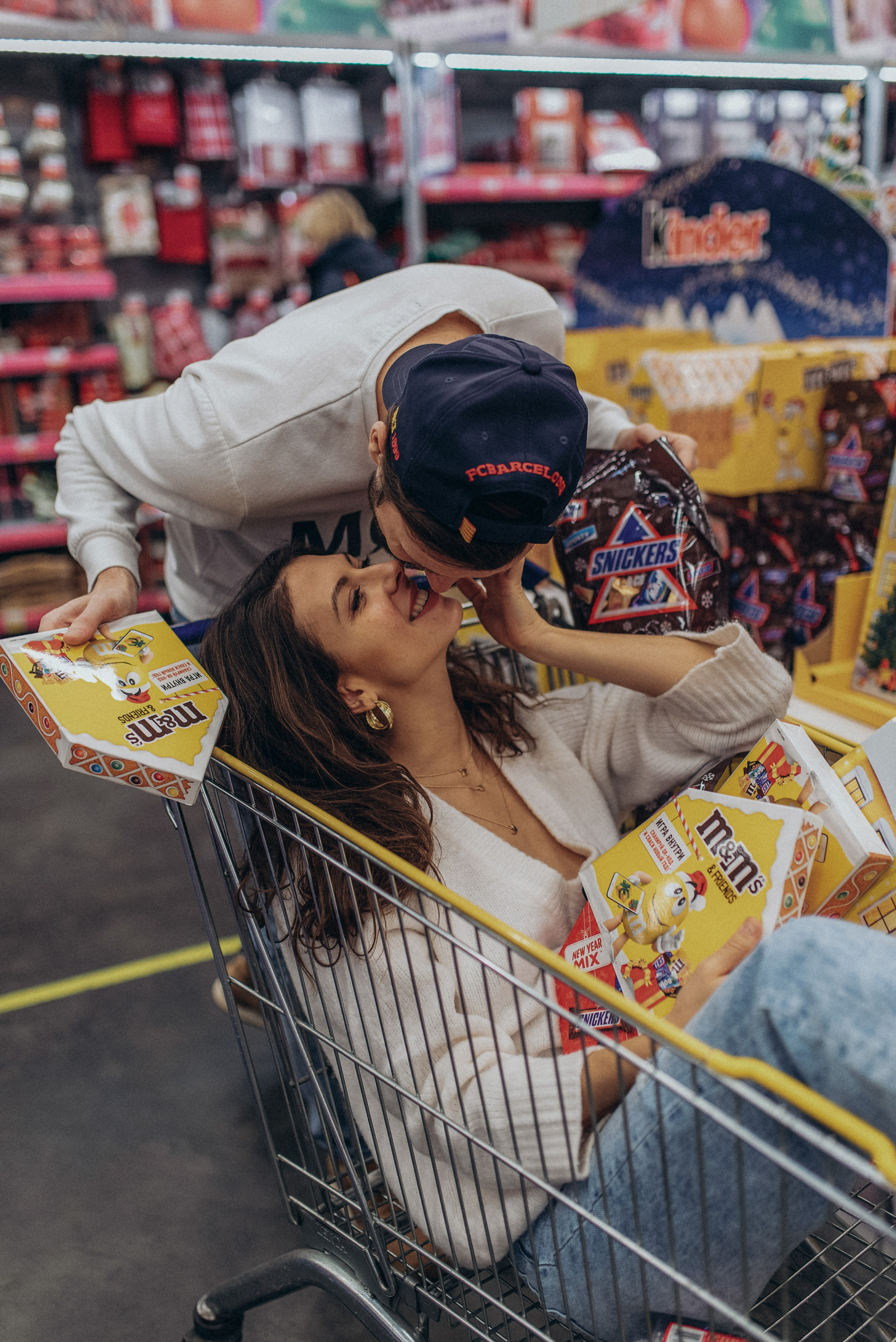 Lovestory в супермаркете. Семейный фотограф в Москве Екатерина Север