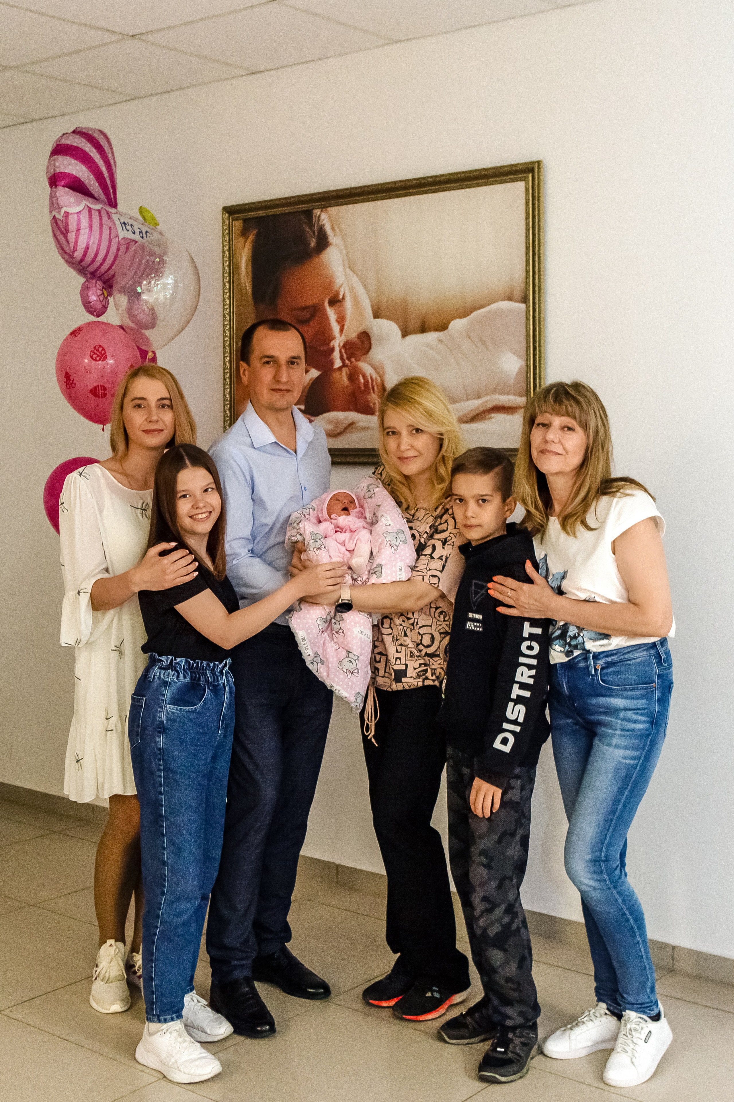 Выписка из роддома перинатальный центр Ставрополя. Фотограф Ставрополь Пятигорск Елизавета Дарина