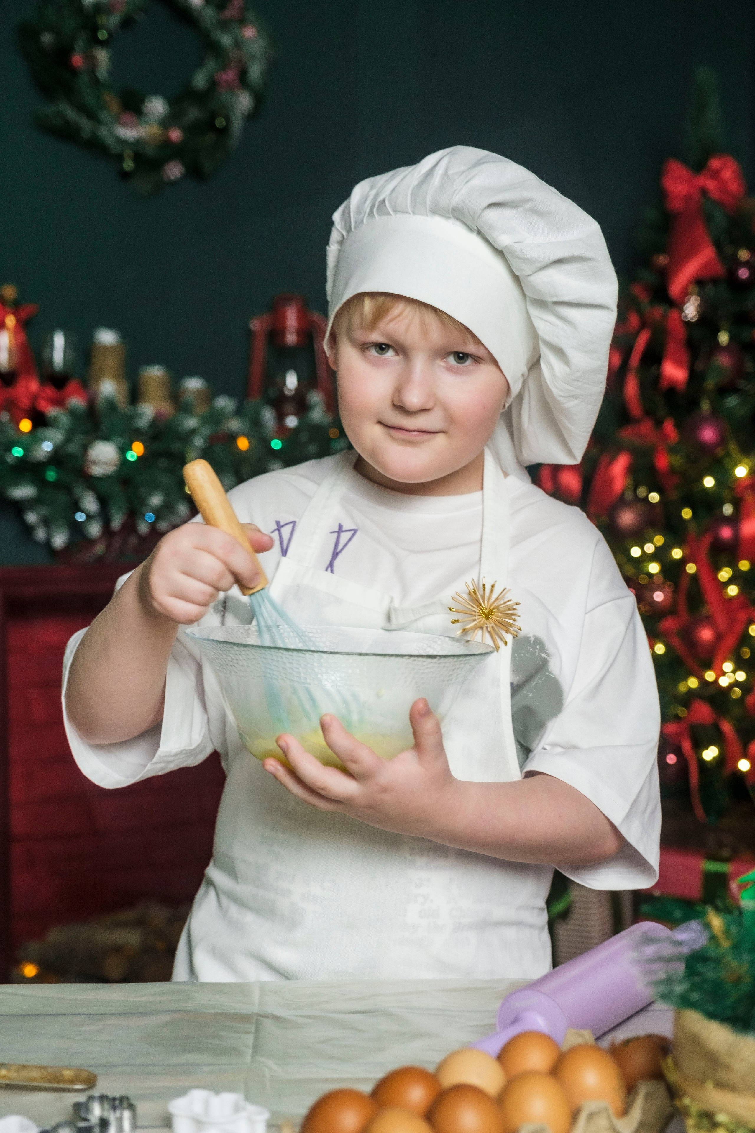 Фотосессия семейная на кухне