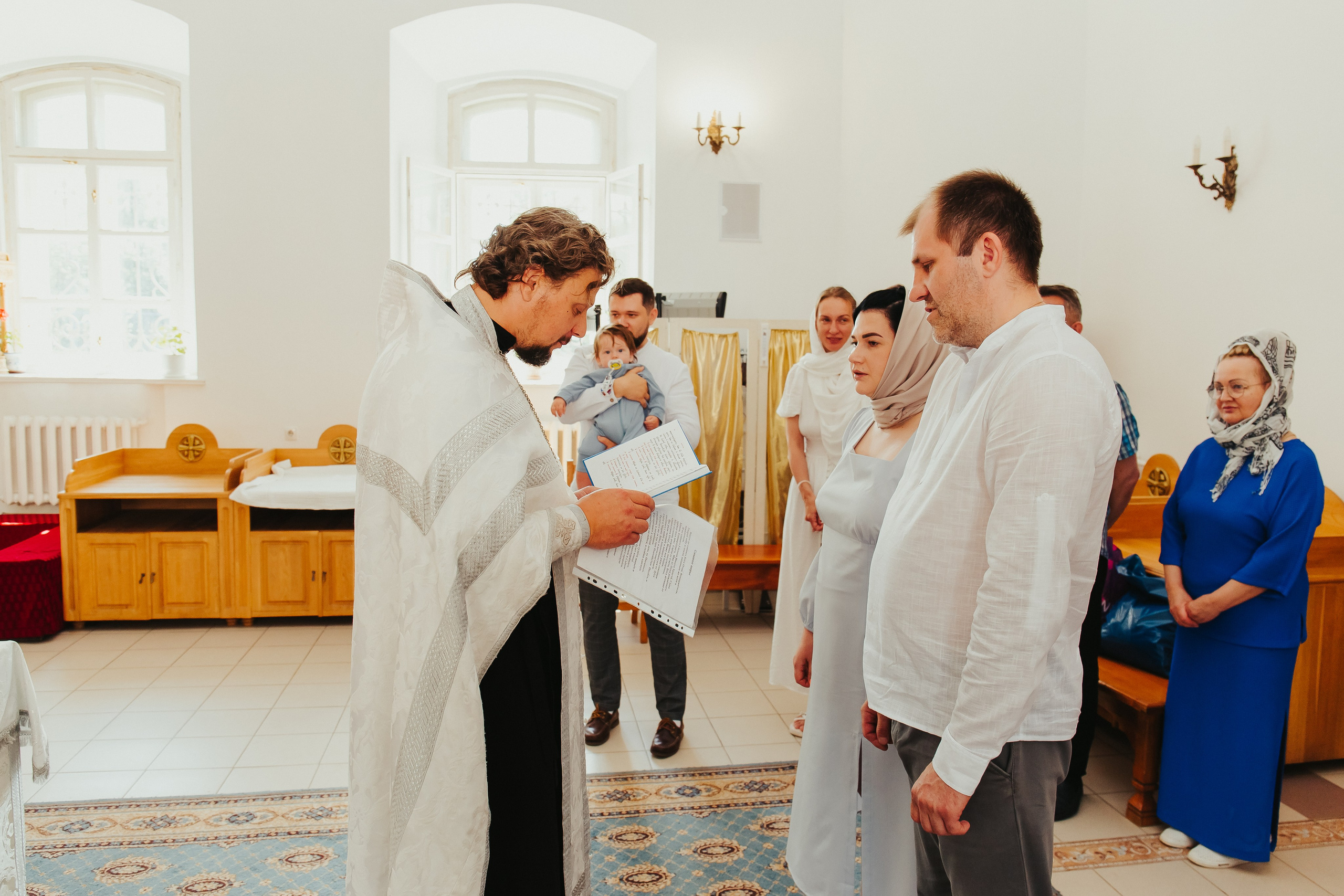 Фотосъемка Крещения ребенка. Фотограф новорожденных и детский в Сергиевом Посаде Кругликова Юлия