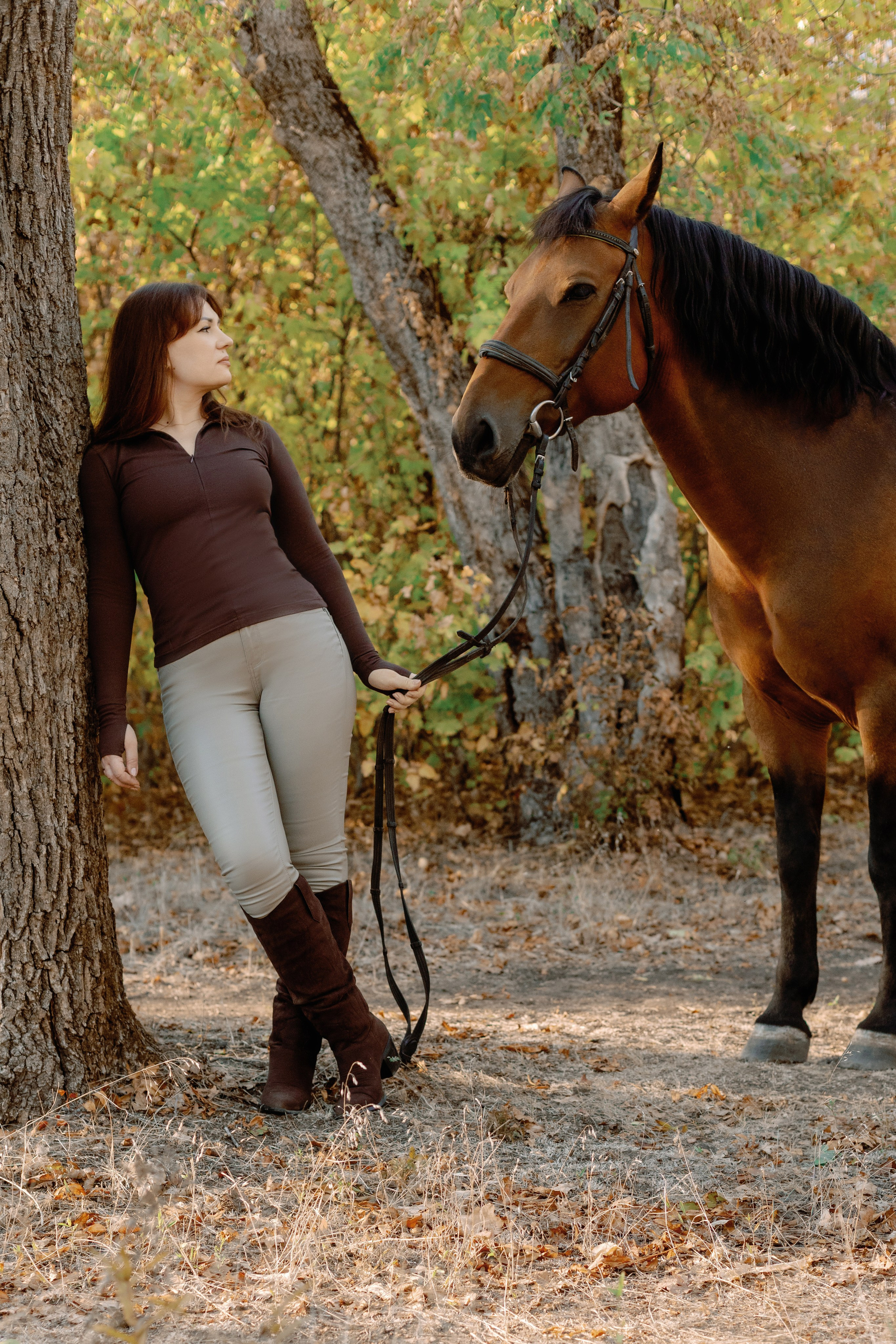 Женская фотосессия на лошади в городе Ростове-на-Дону