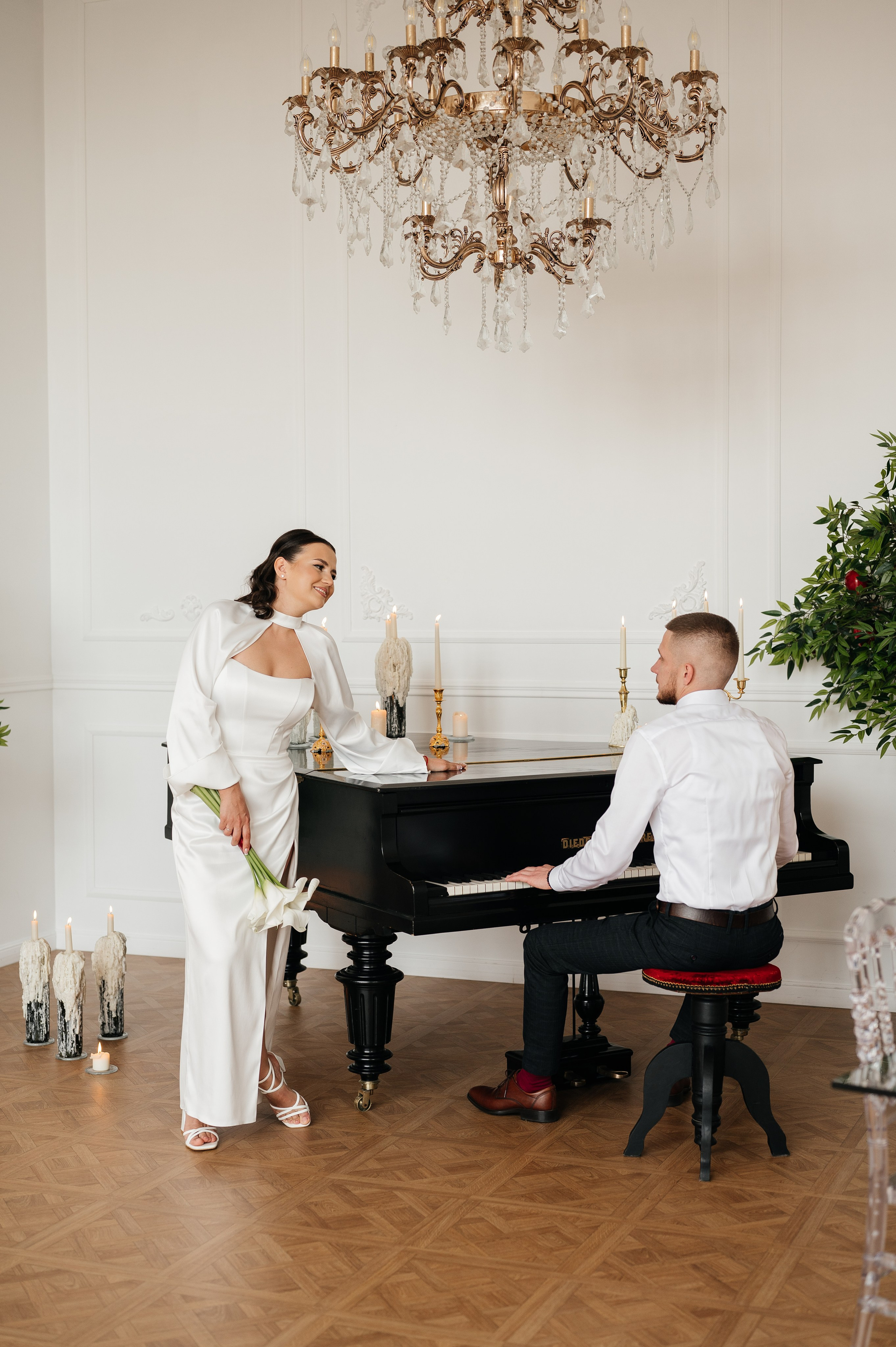 Свадебная фотосессия в студии. Свадебный и семейный фотограф в Краснодаре Алина Мельник