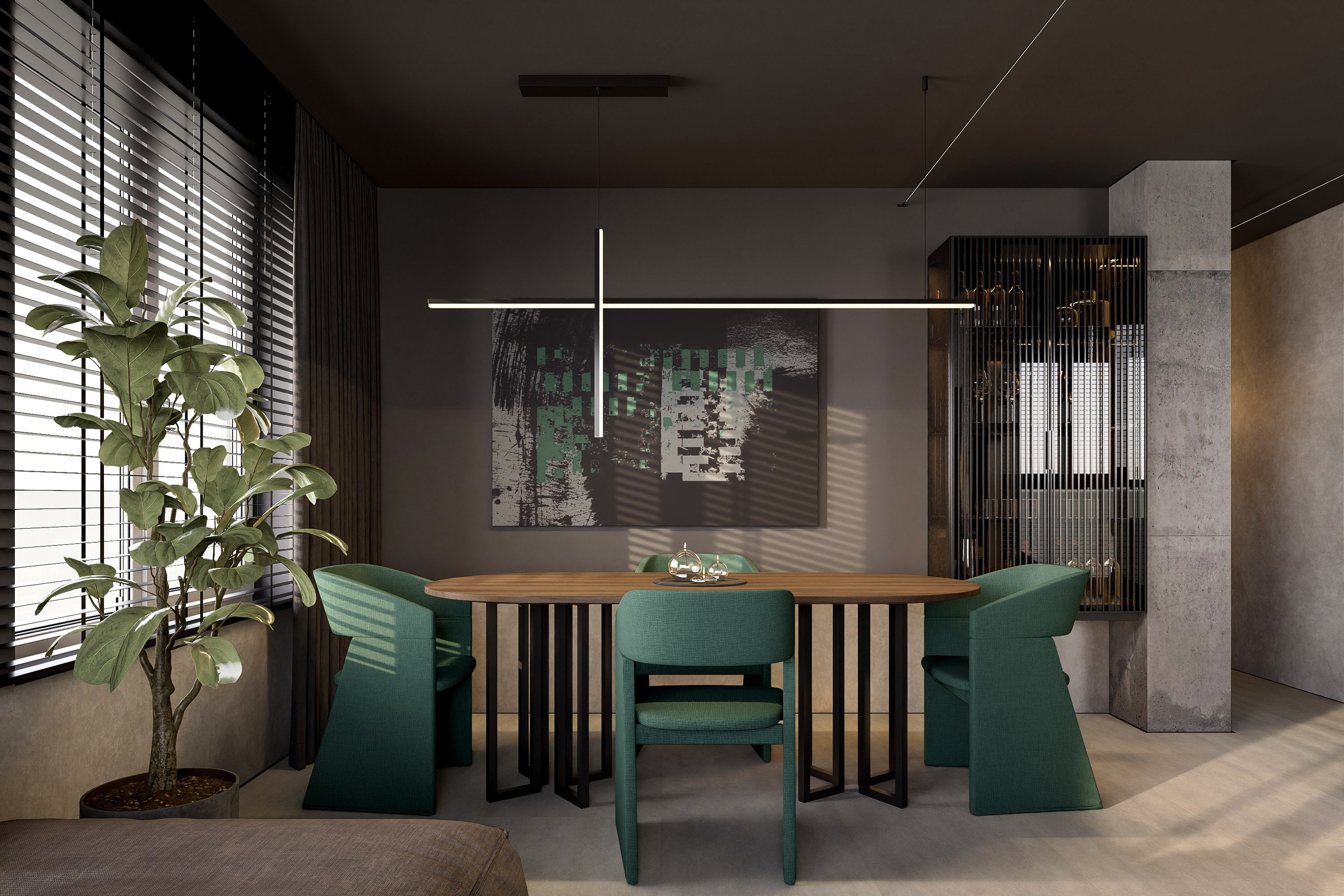 Квартира ЖК Полюса ЮГ 146. Архитектурно-дизайнерское бюро ROOMS