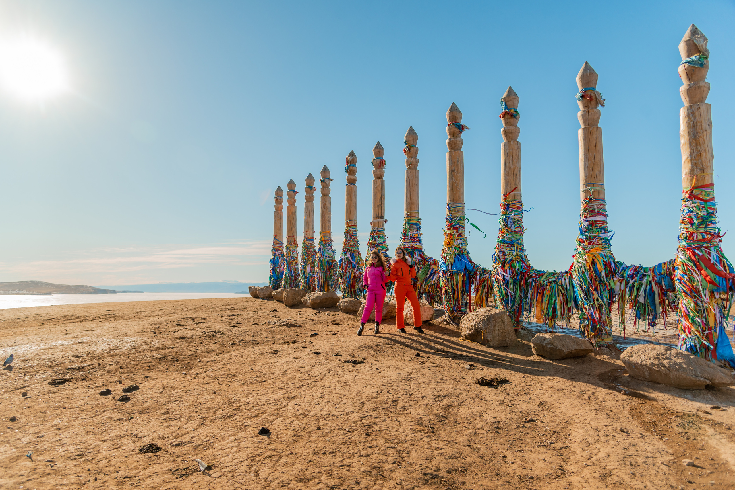 Столбы Сэрге Байкал мыс Бурхан