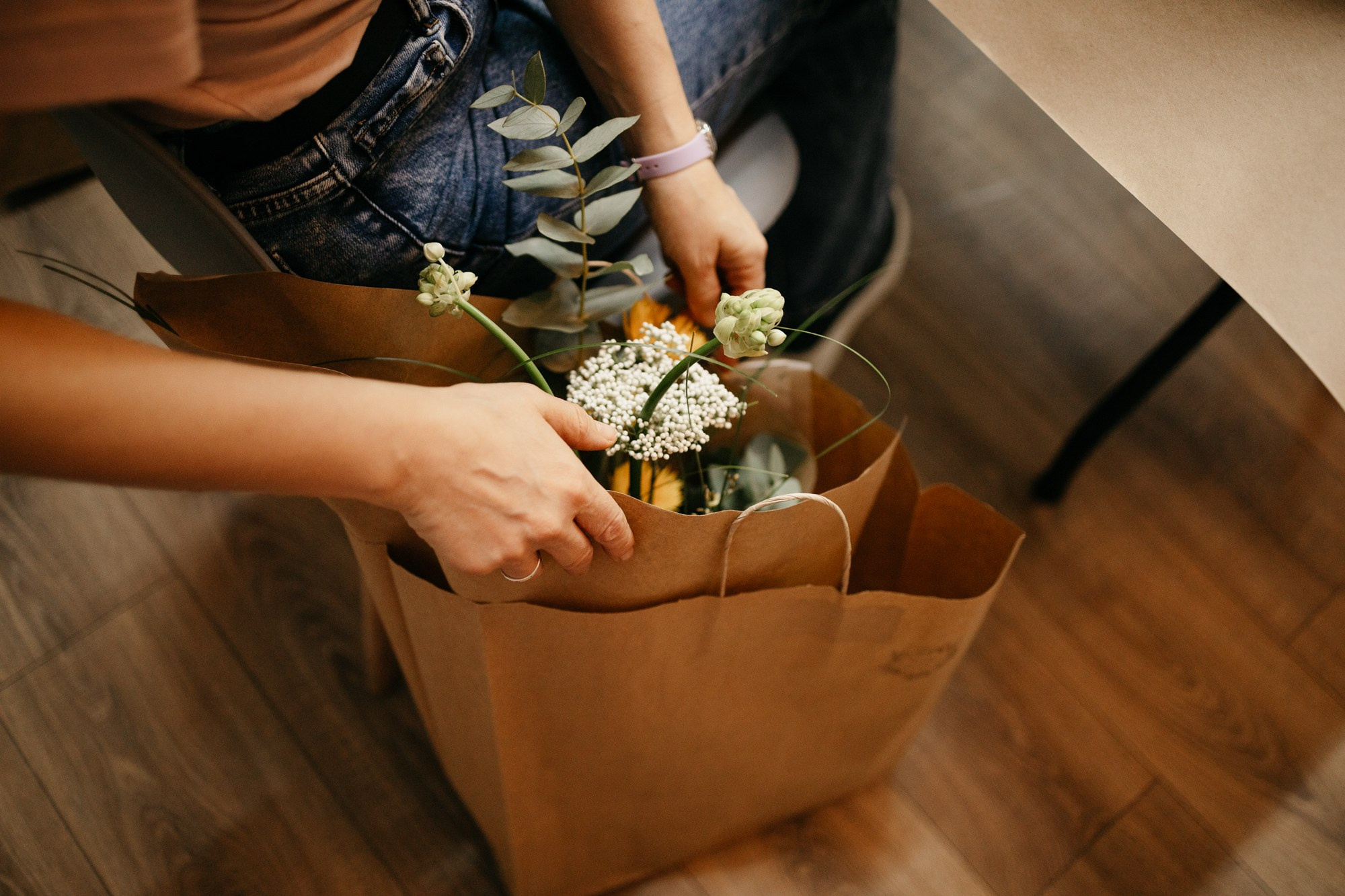 Корпоратив Добрых Праздников и цветочный мастер-класс. Фотограф в Москве