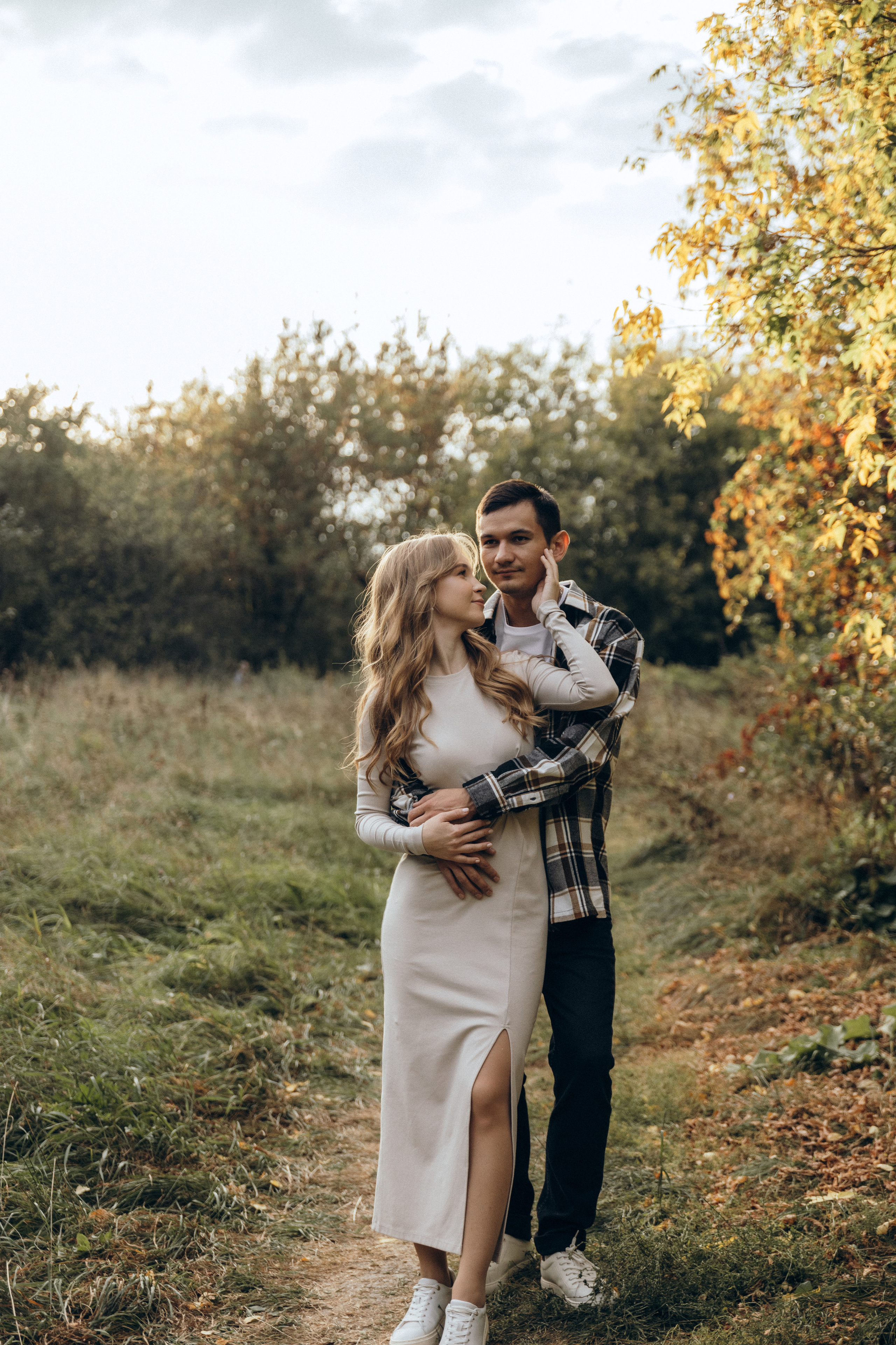 Саша и Вика, прогулка в Коломенском на закате. Свадебный и портретный фотограф в Москве Кристина Золотова