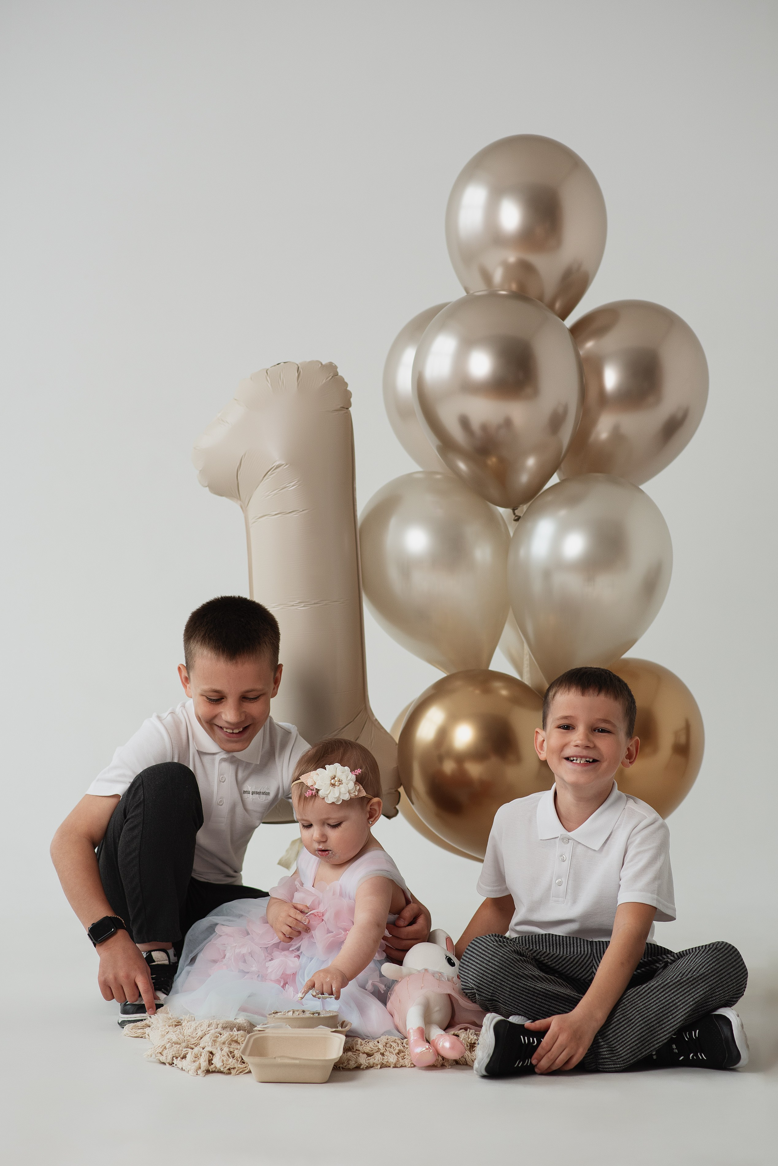 Фотосессия годика Алина. Семейный фотограф в Южно-Сахалинске Анастасия Лимарева