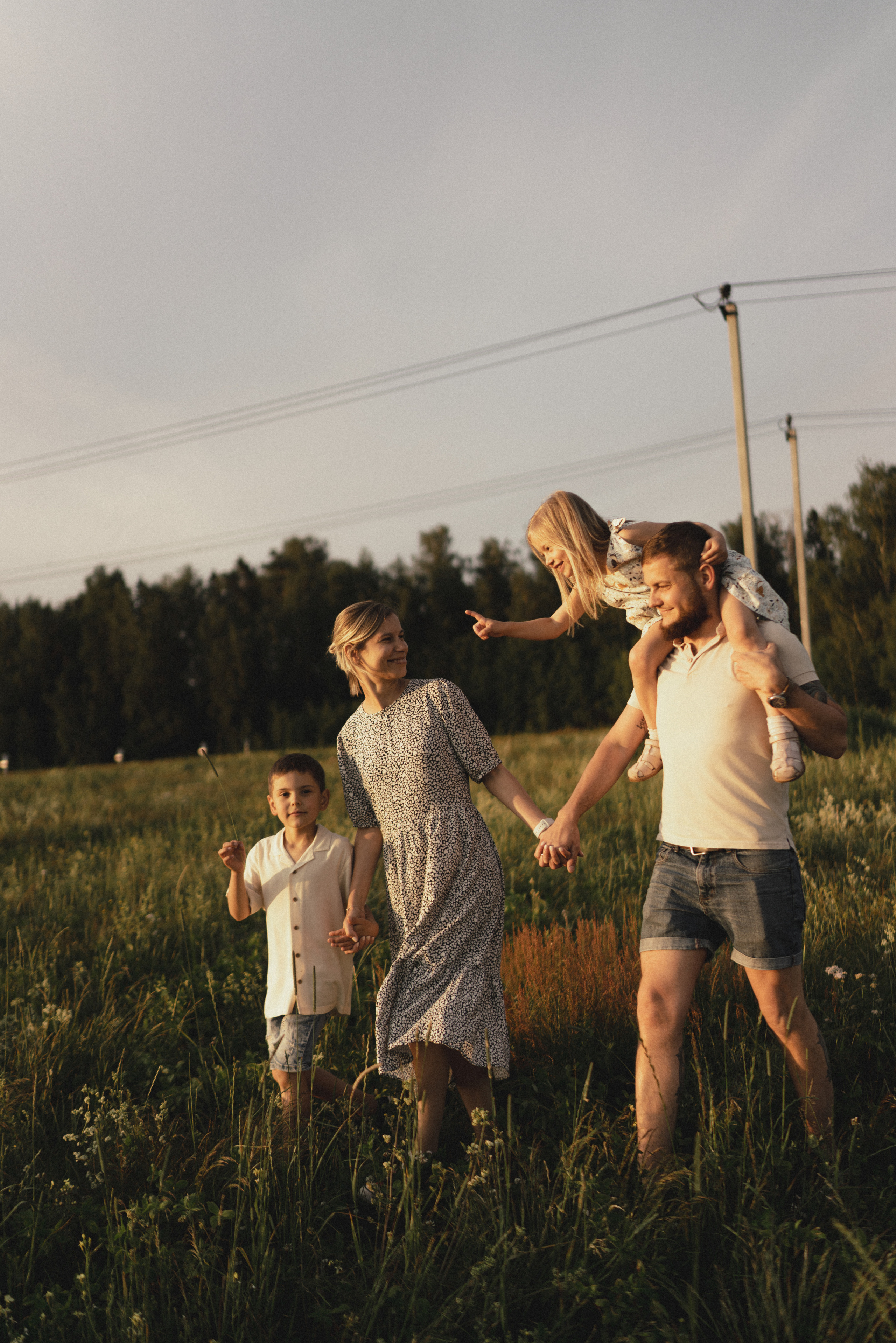 Семья. Фотограф Анна Кобазева, Москва