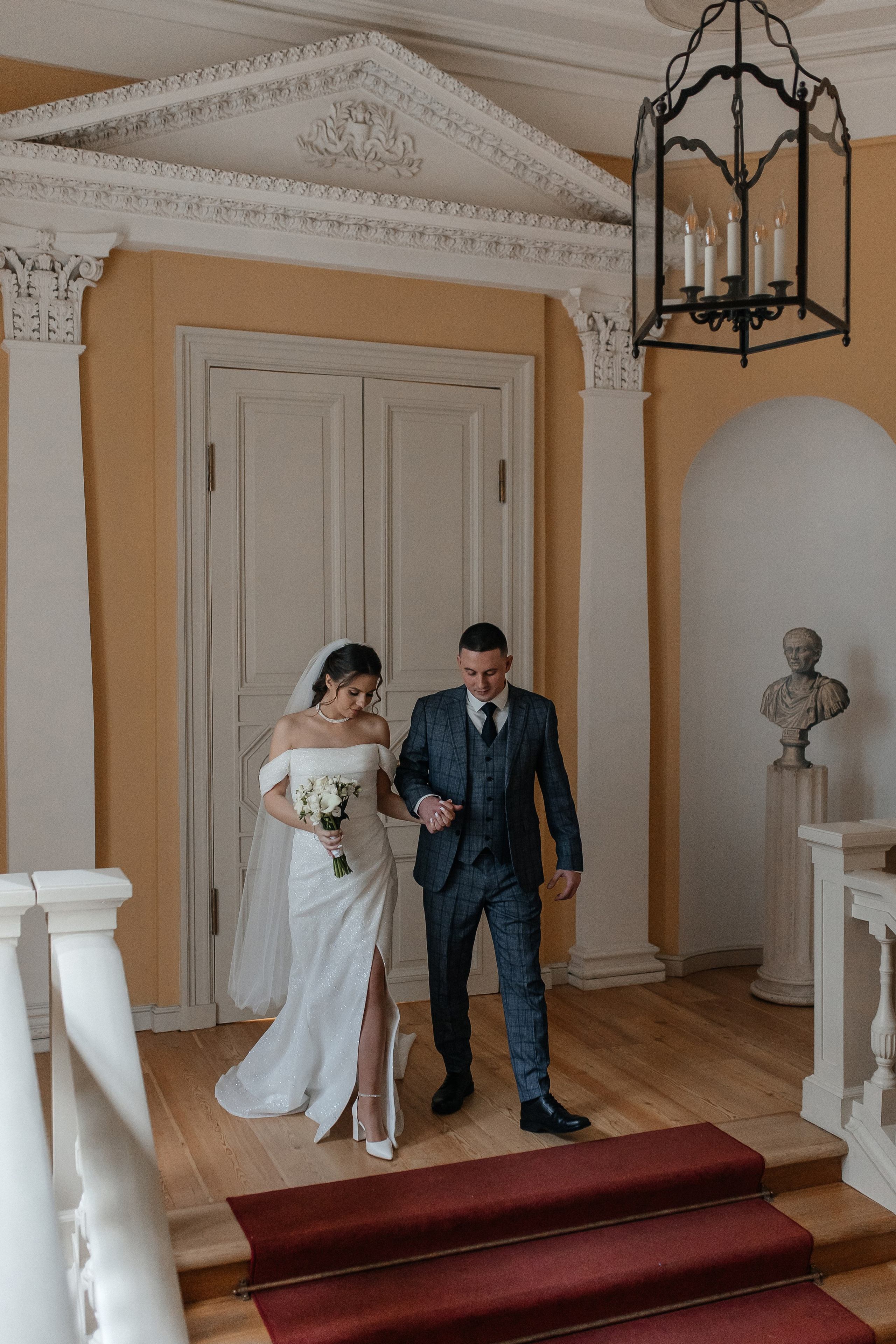 Свадебная фотосессия в усадьбе Муравьёвых-Апостолов