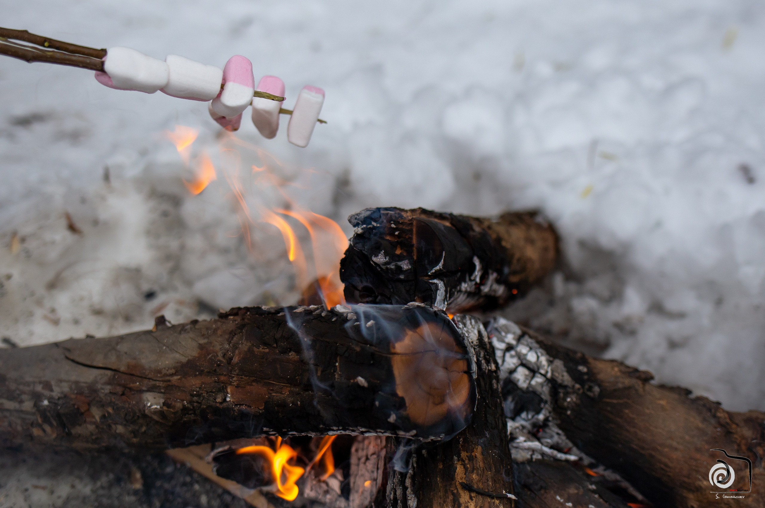 Зима.Снежки. Фотограф Сергей Горбачёв