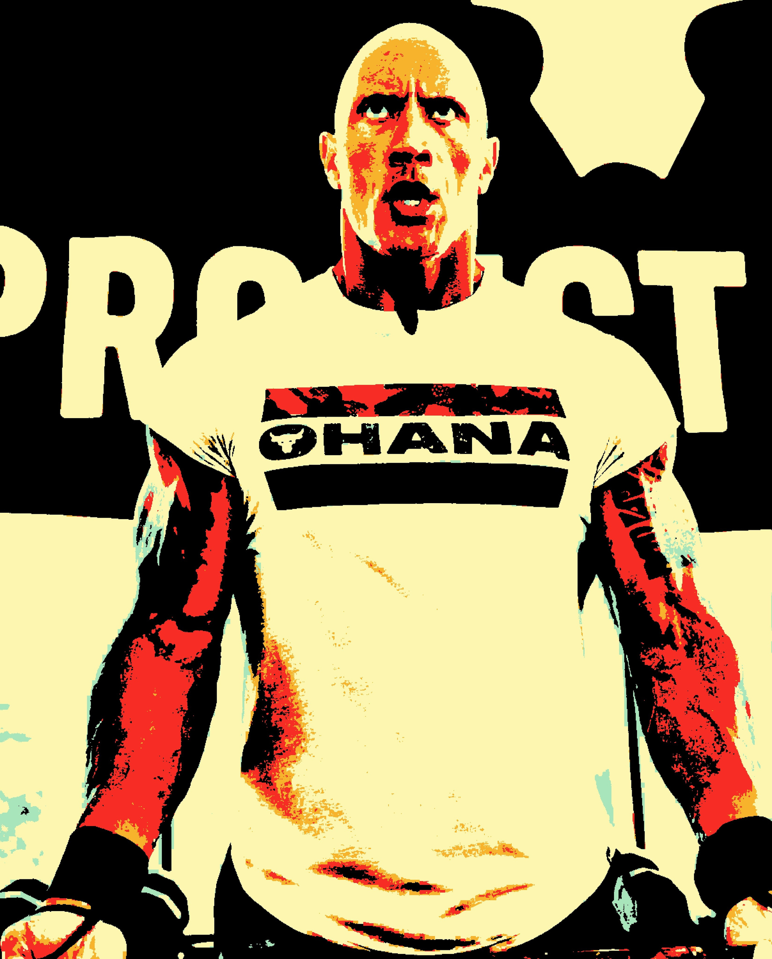 Дуэйн Джонсон (Dwayne Johnson). Визуальный арт пиксельный художник Василь Пиксель