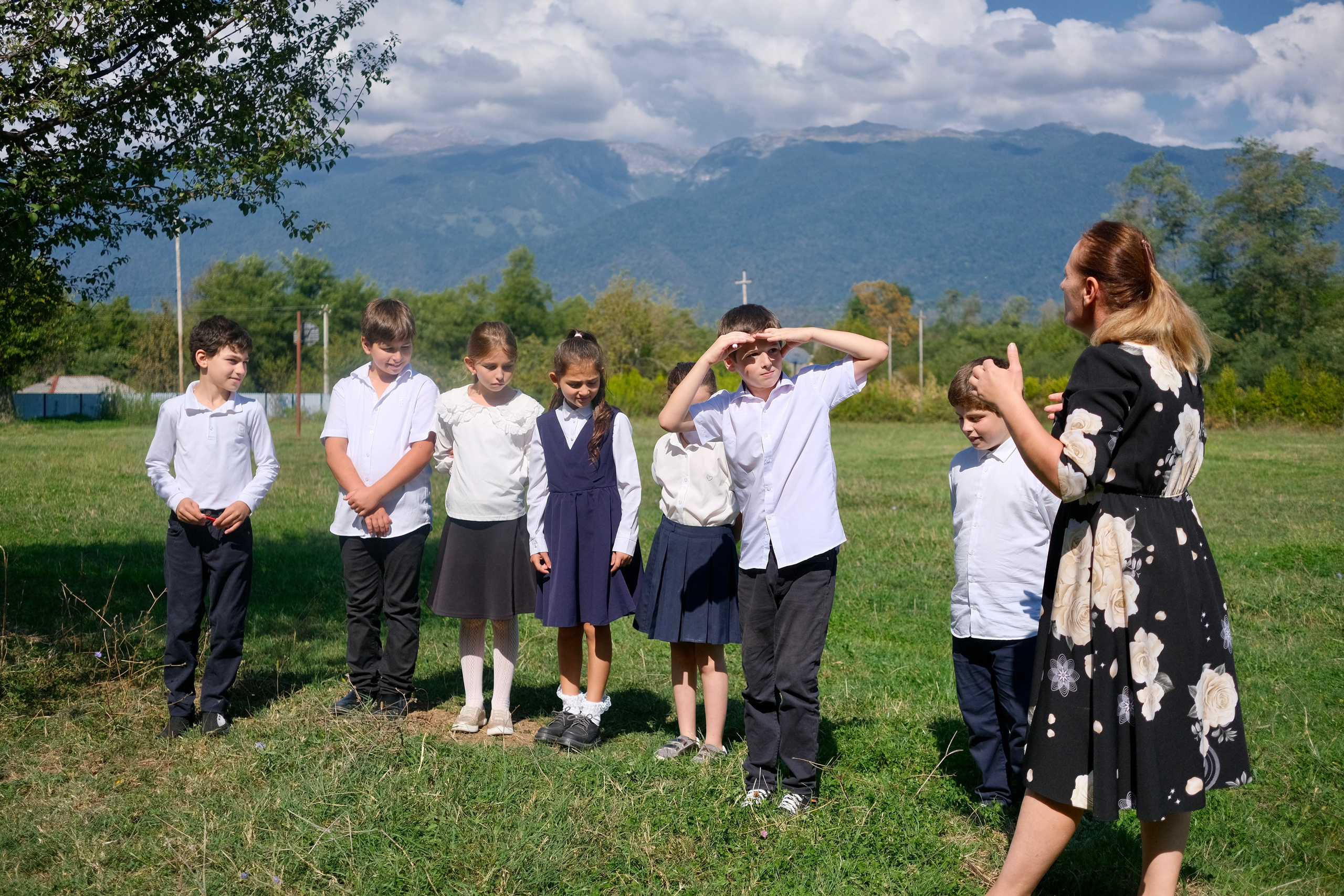 Аджамчигрская школа, Абхазия. Фотограф Евгений Андреев