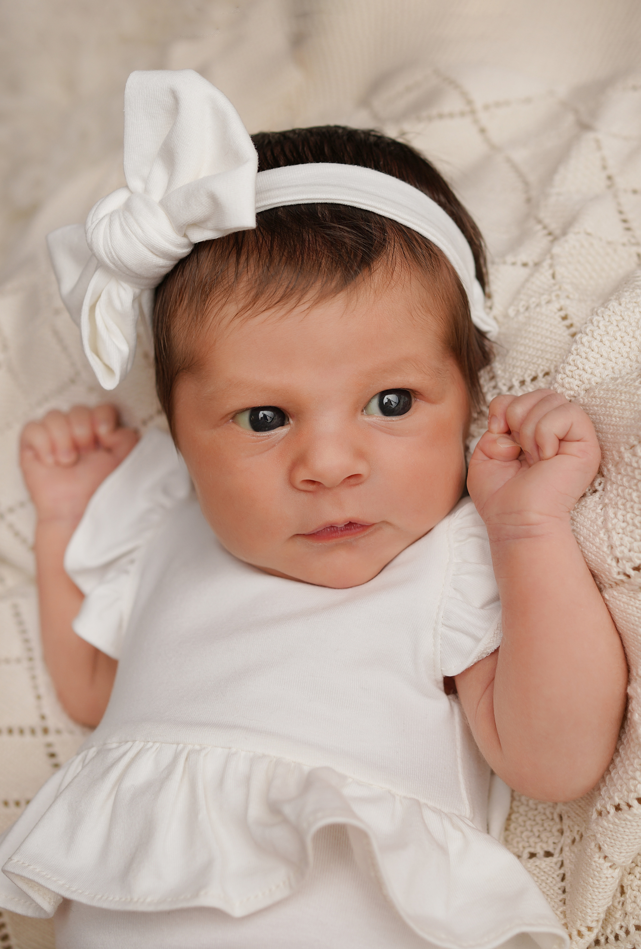 Детская фотосессия для новорожденной малышки. Детский фотограф и фотограф новорожденных в Калининград Оксана Иваний