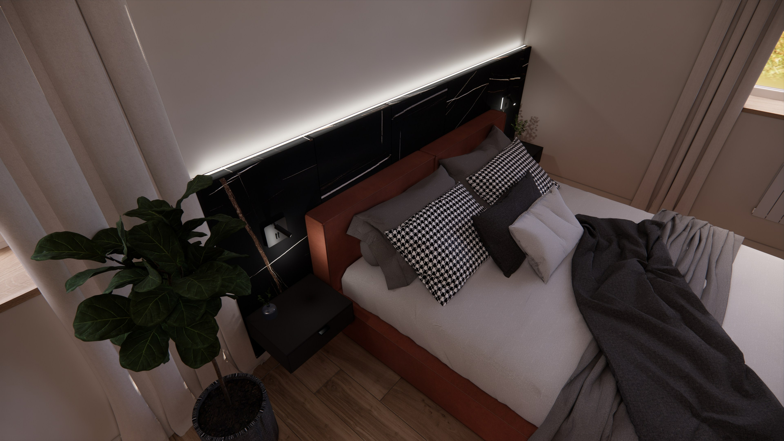 Дуплекс 120 м² в КП ВП-лайт (совместная работа с Любовью Поляковой designpolyakova.ru). Push-design.ru