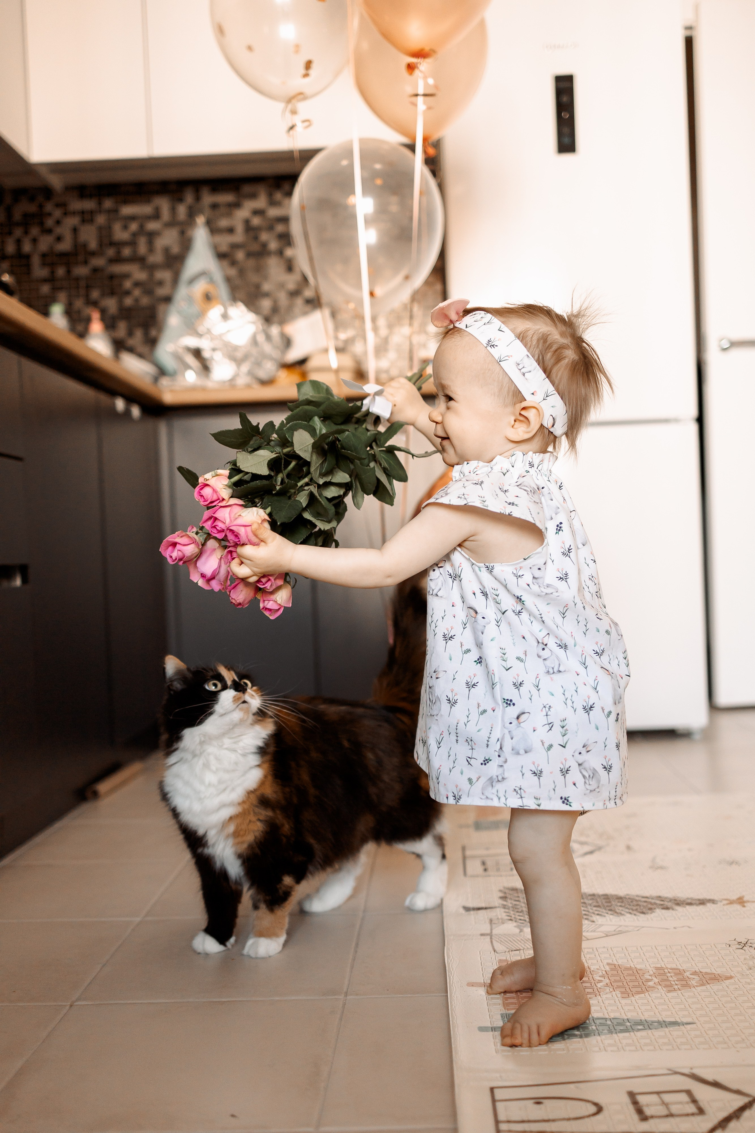 Первый день рождения малышки. Семейный Фотограф в Москве Евгения Симоненко