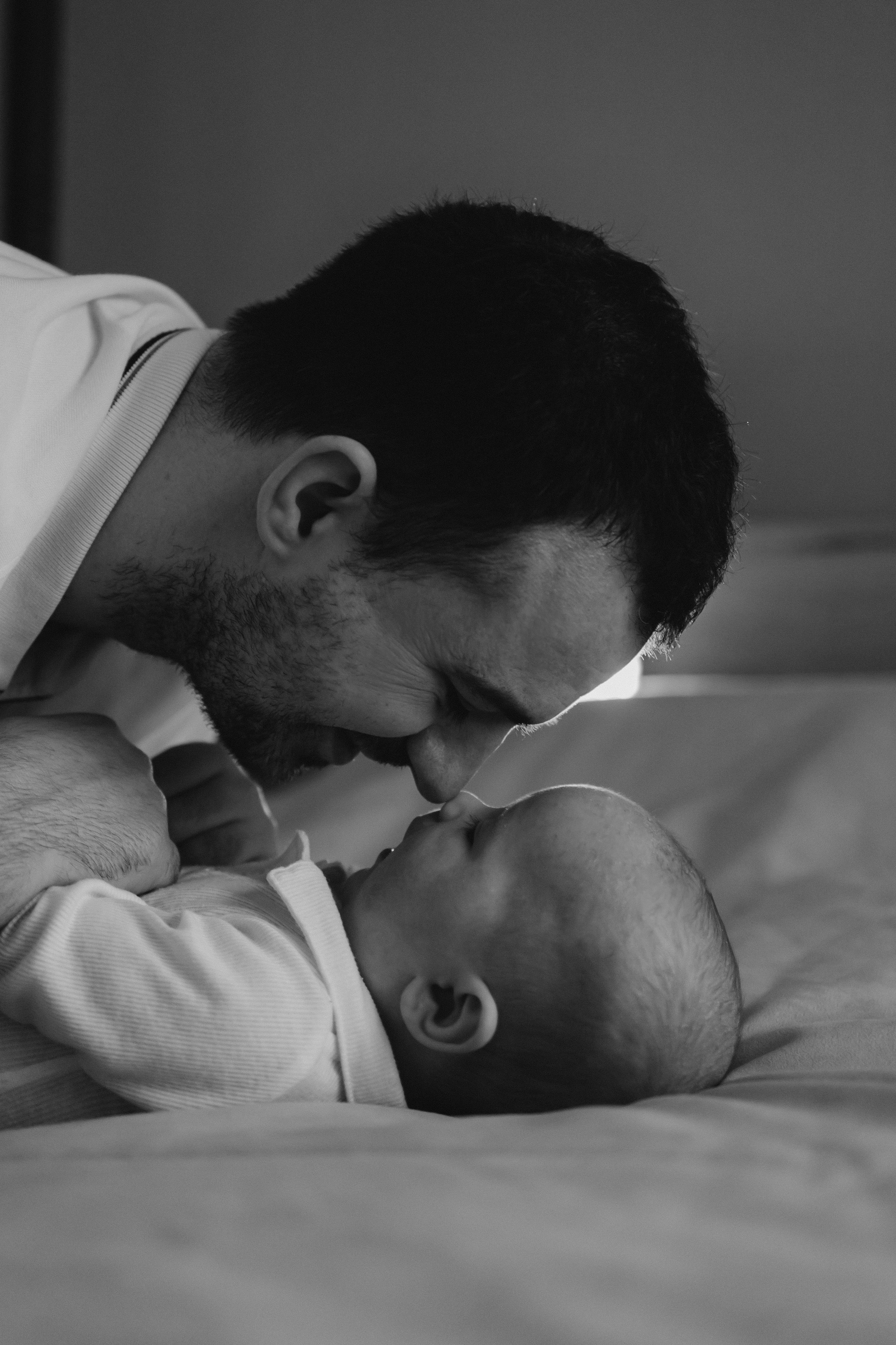 Наташа, Сережа и малыш Левушка. Семейный, домашний, ньюборн фотограф Москва Цветкова Елизавета