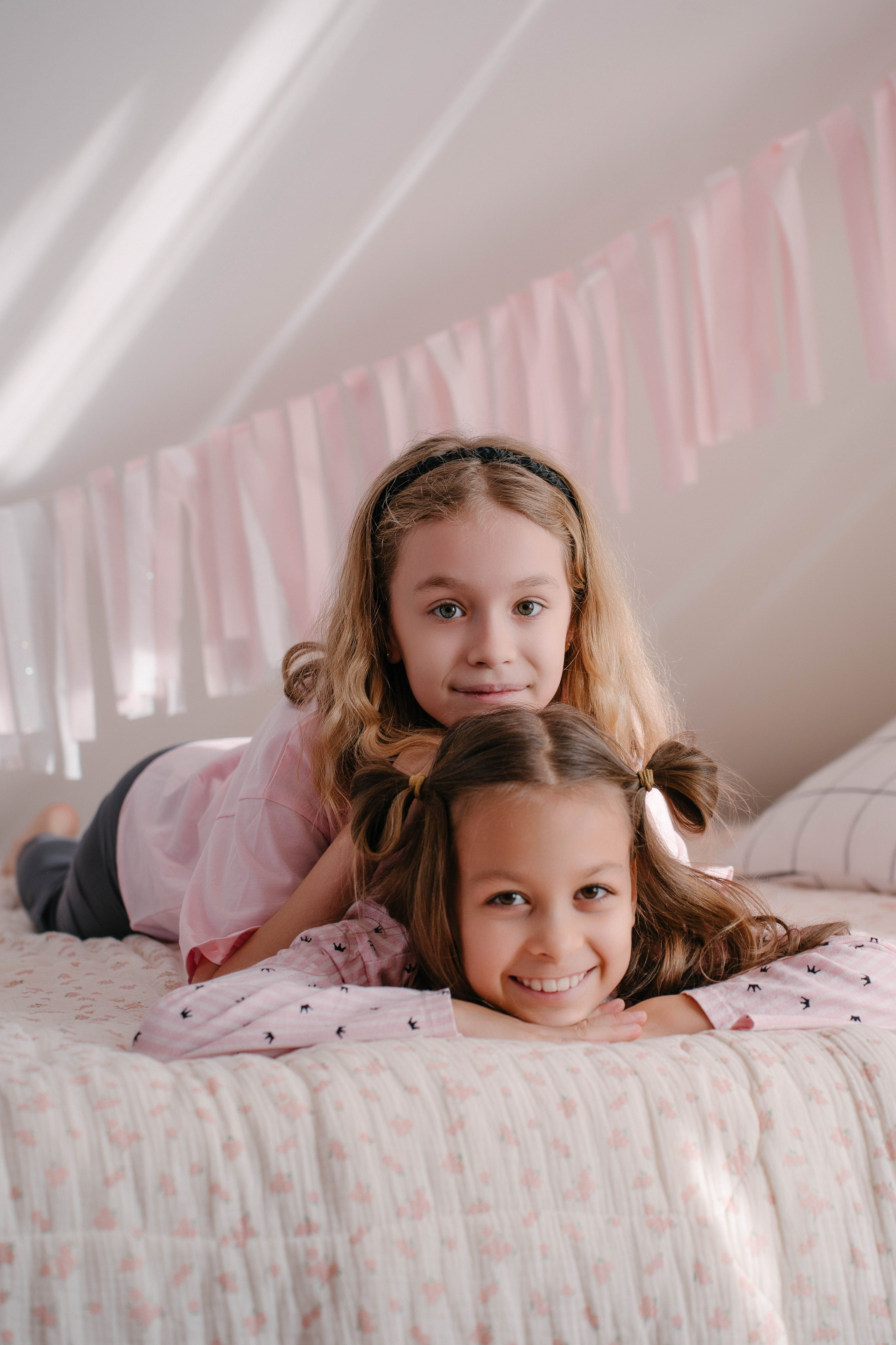 Пижамная вечеринка Варе 9 лет. Свадебный и семейный фотограф в Воронеже Анастасия Бойко