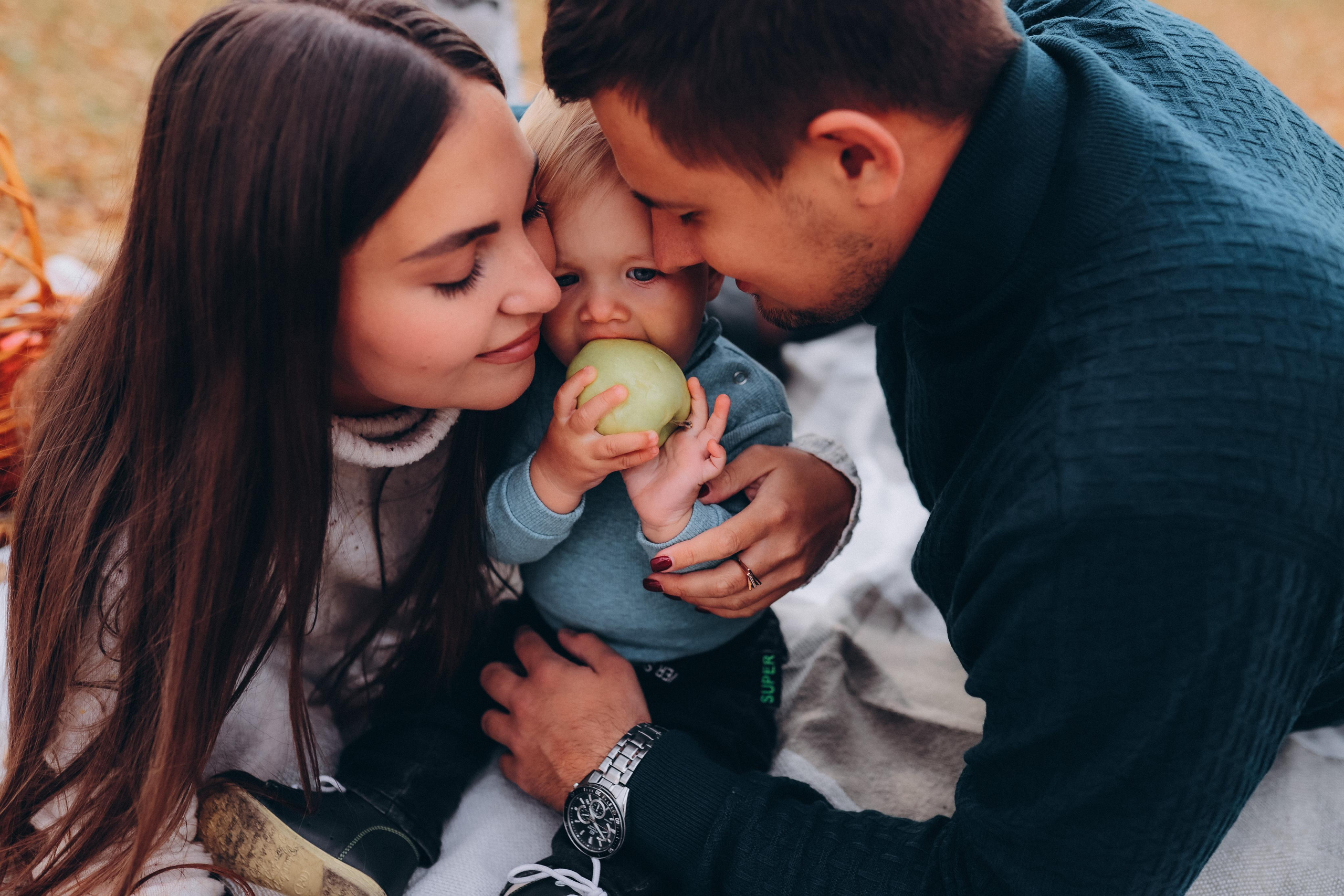 Коля, Юля и Тимоша. Семейный и детский фотограф город Тында Дарья