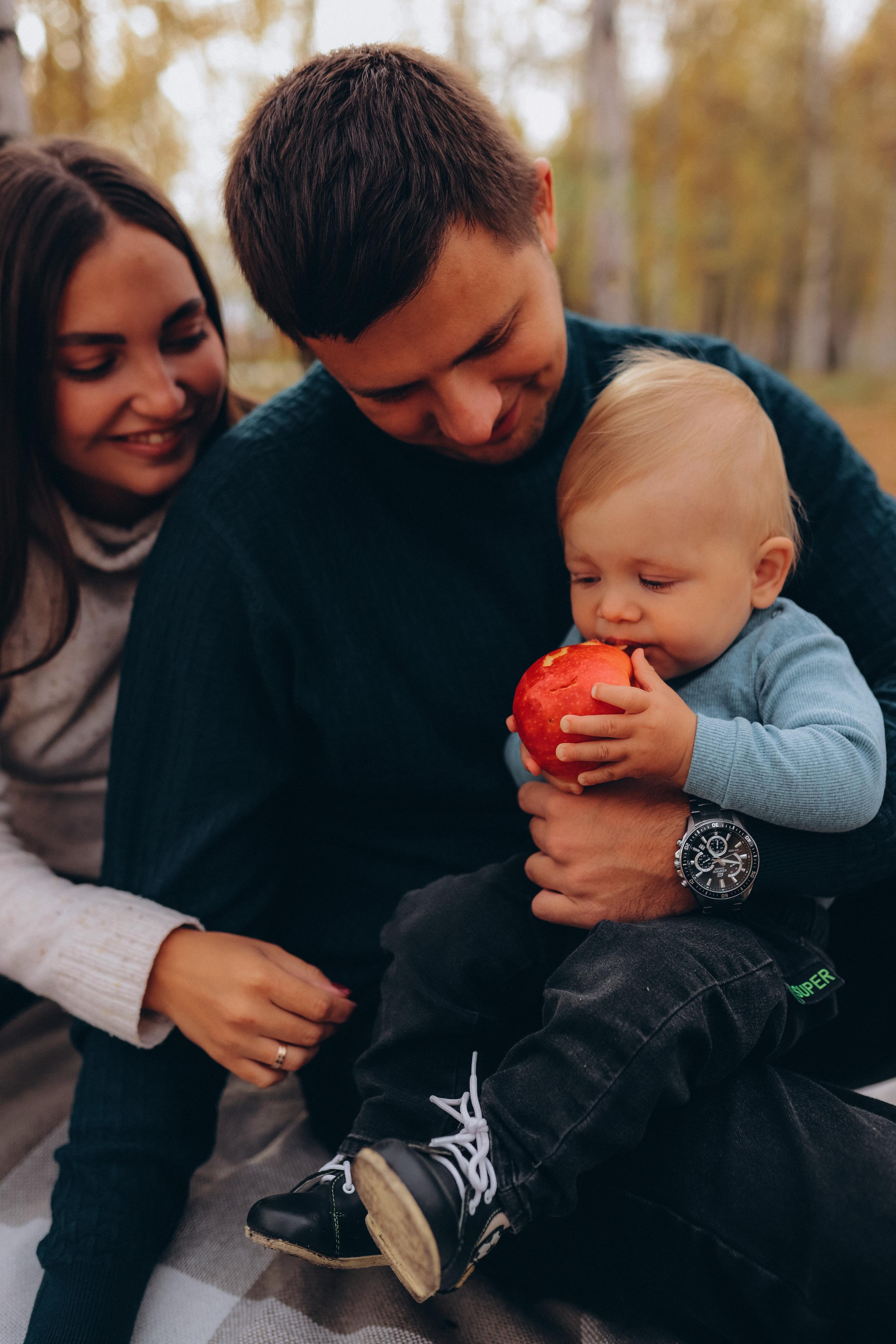 Коля, Юля и Тимоша. Семейный и детский фотограф город Тында Дарья