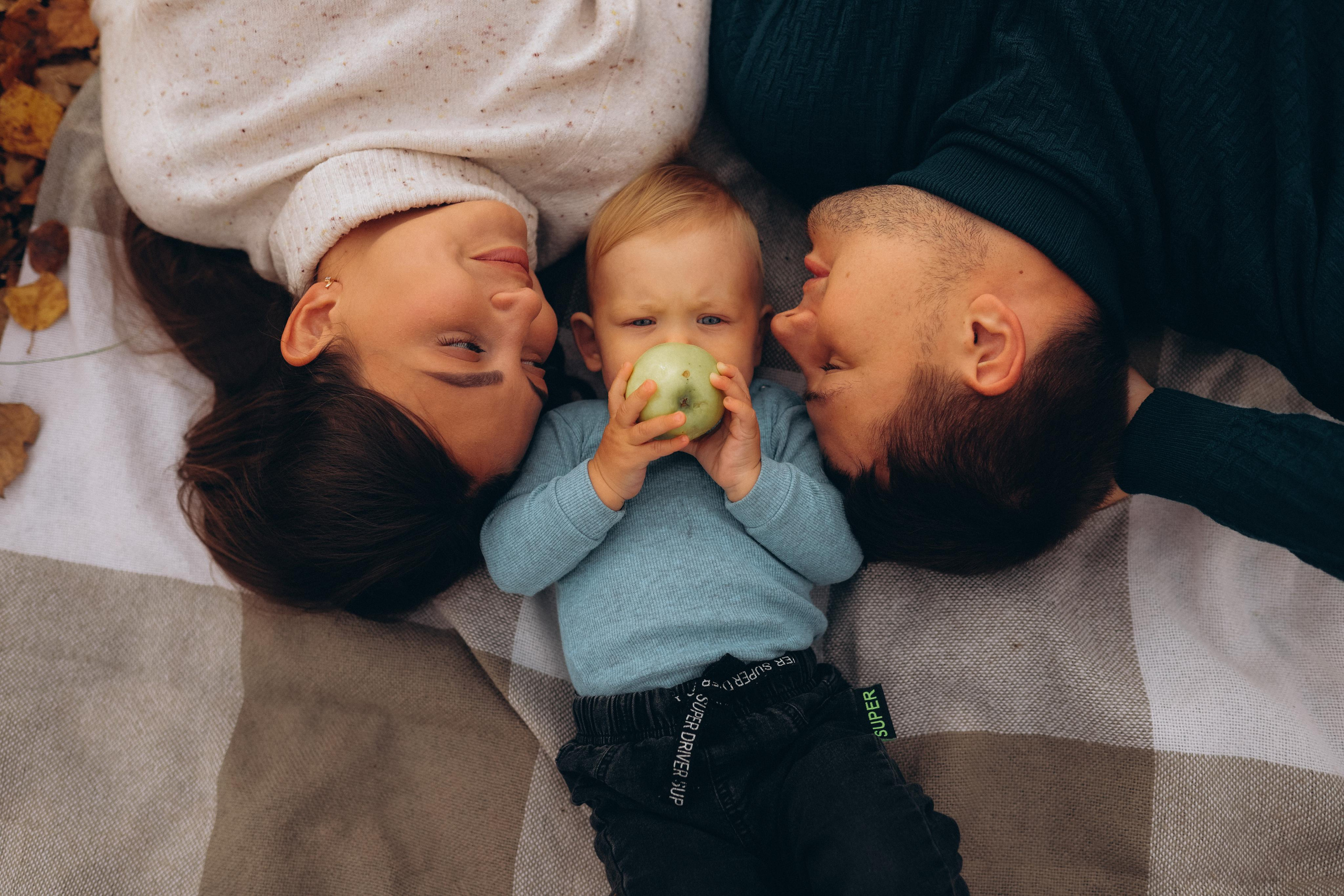 Коля, Юля и Тимоша. Семейный и детский фотограф город Тында Дарья