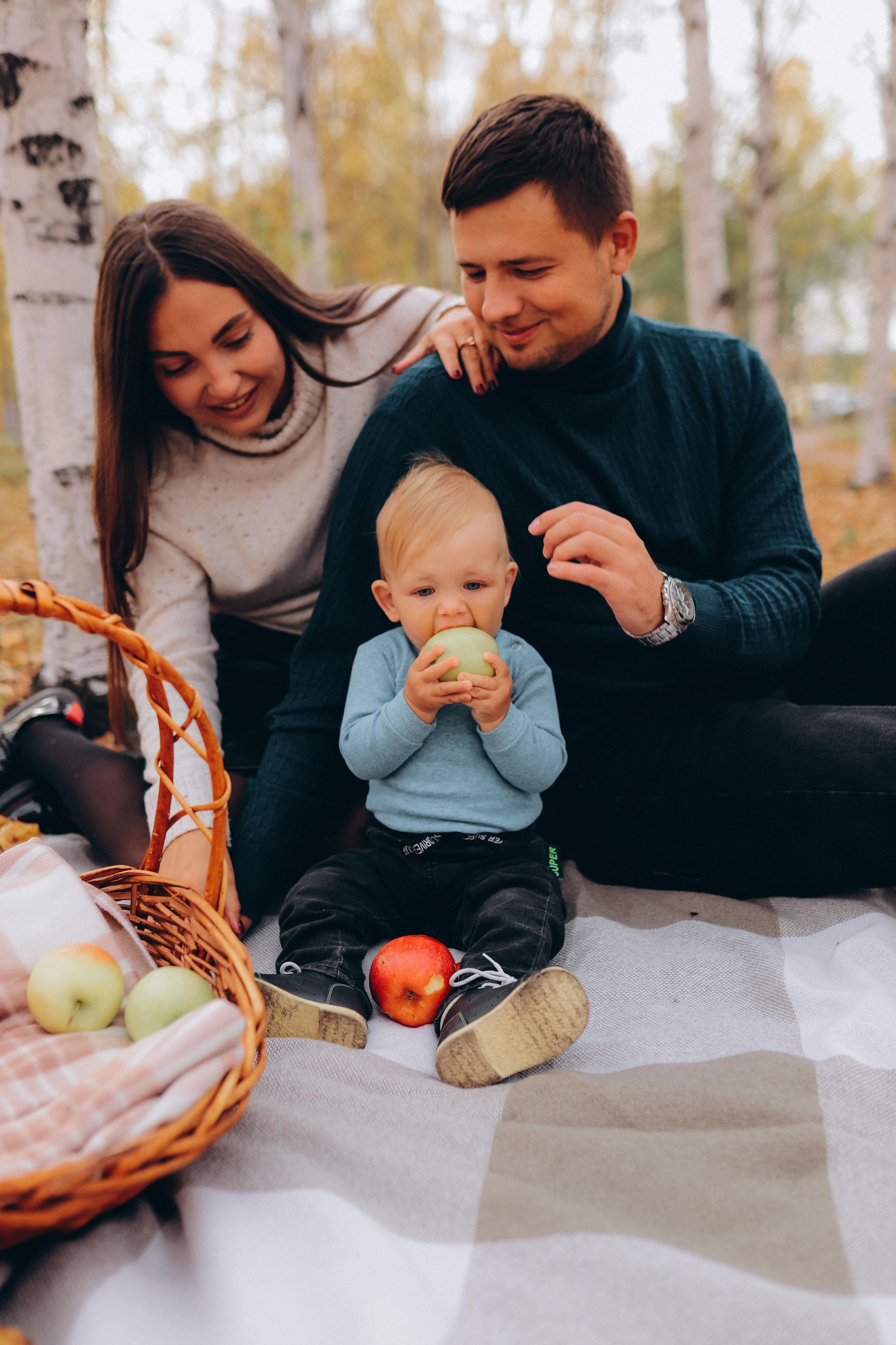 Коля, Юля и Тимоша. Семейный и детский фотограф город Тында Дарья