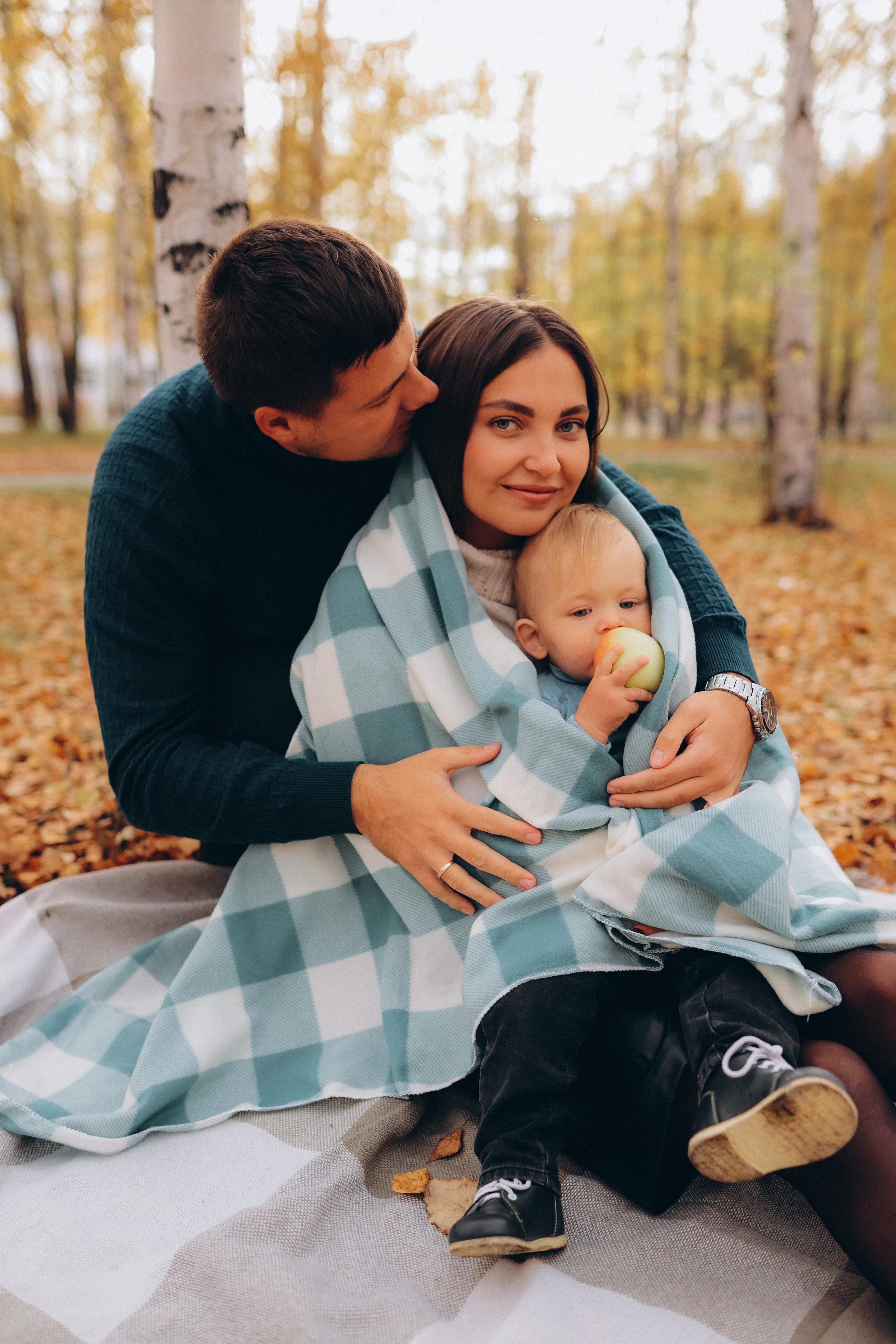 Коля, Юля и Тимоша. Семейный и детский фотограф город Тында Дарья