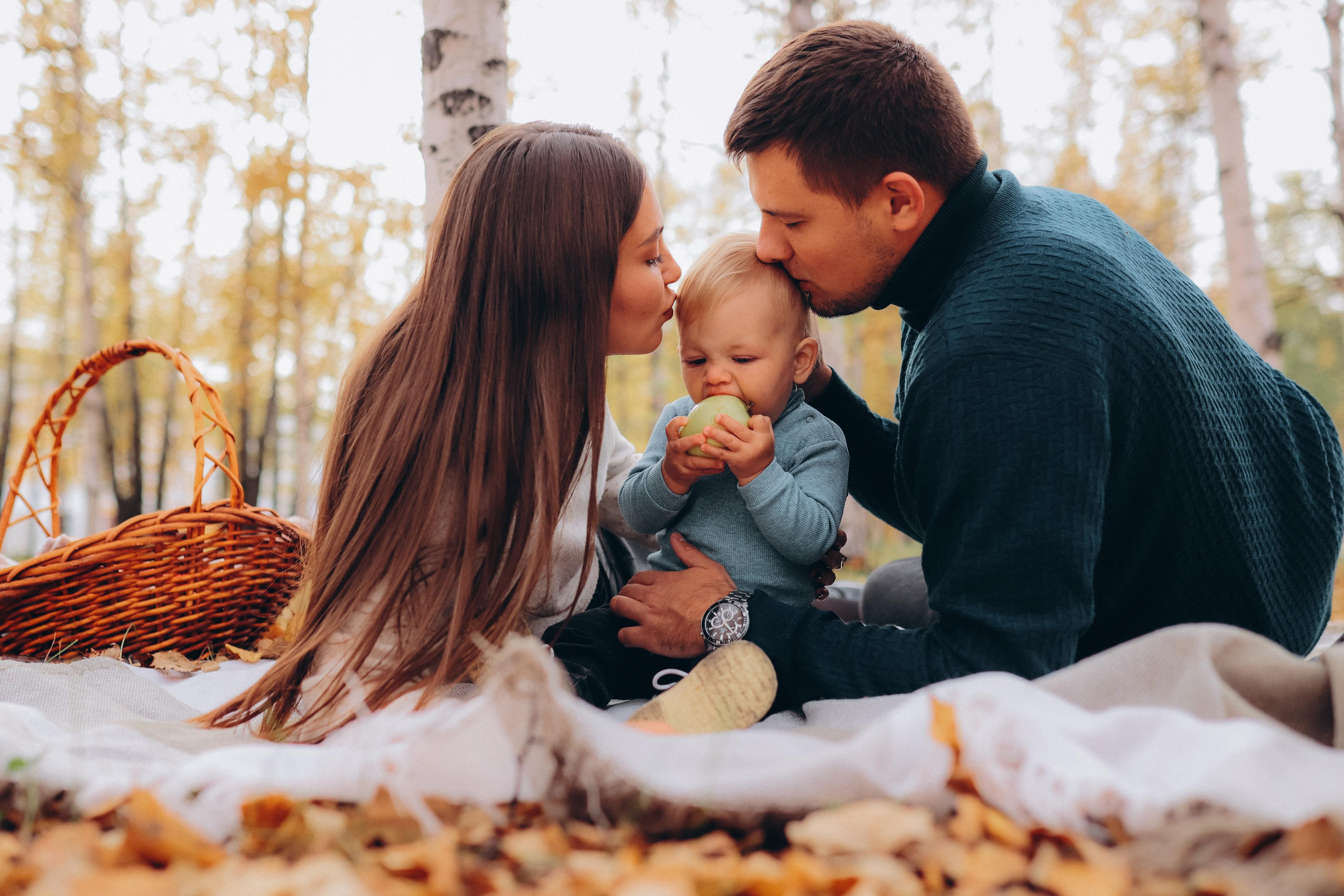 Коля, Юля и Тимоша. Семейный и детский фотограф город Тында Дарья