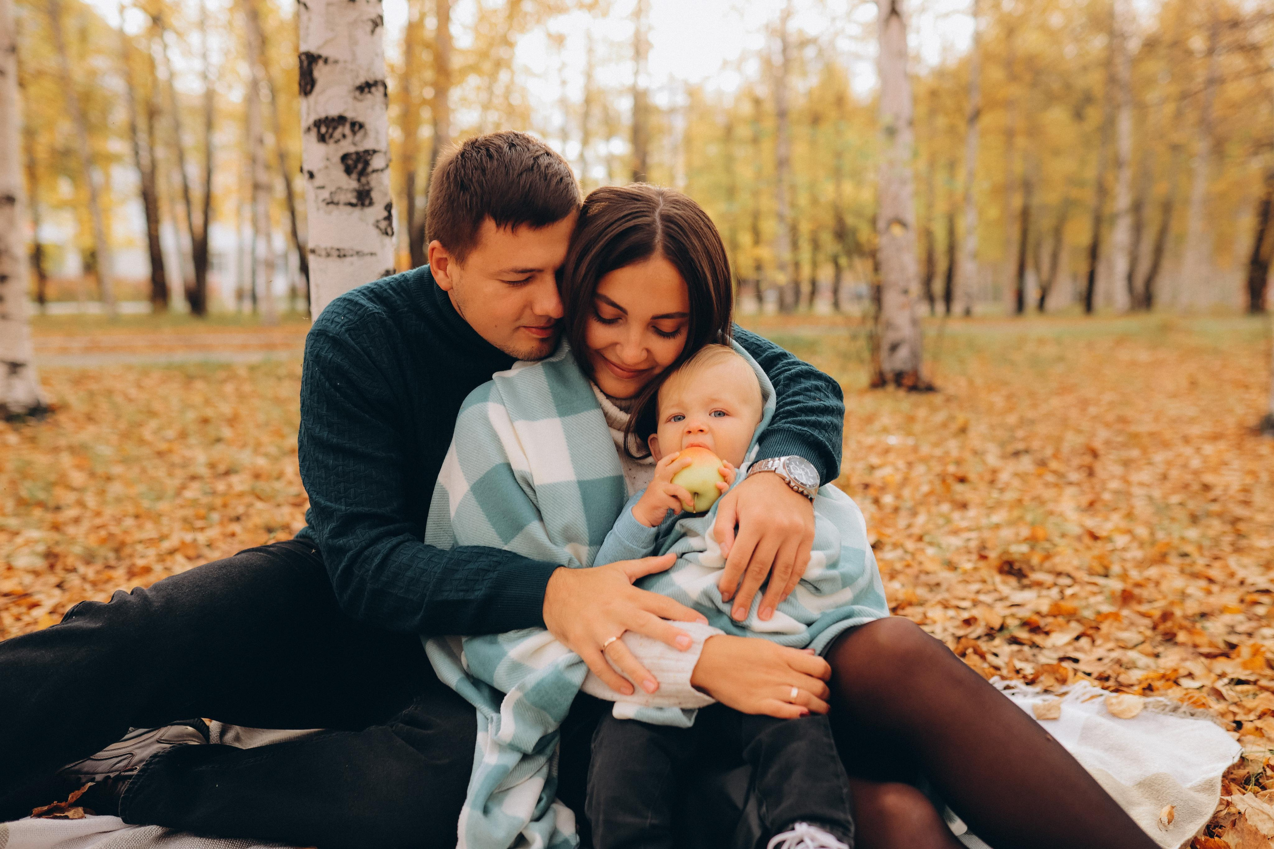 Коля, Юля и Тимоша. Семейный и детский фотограф город Тында Дарья