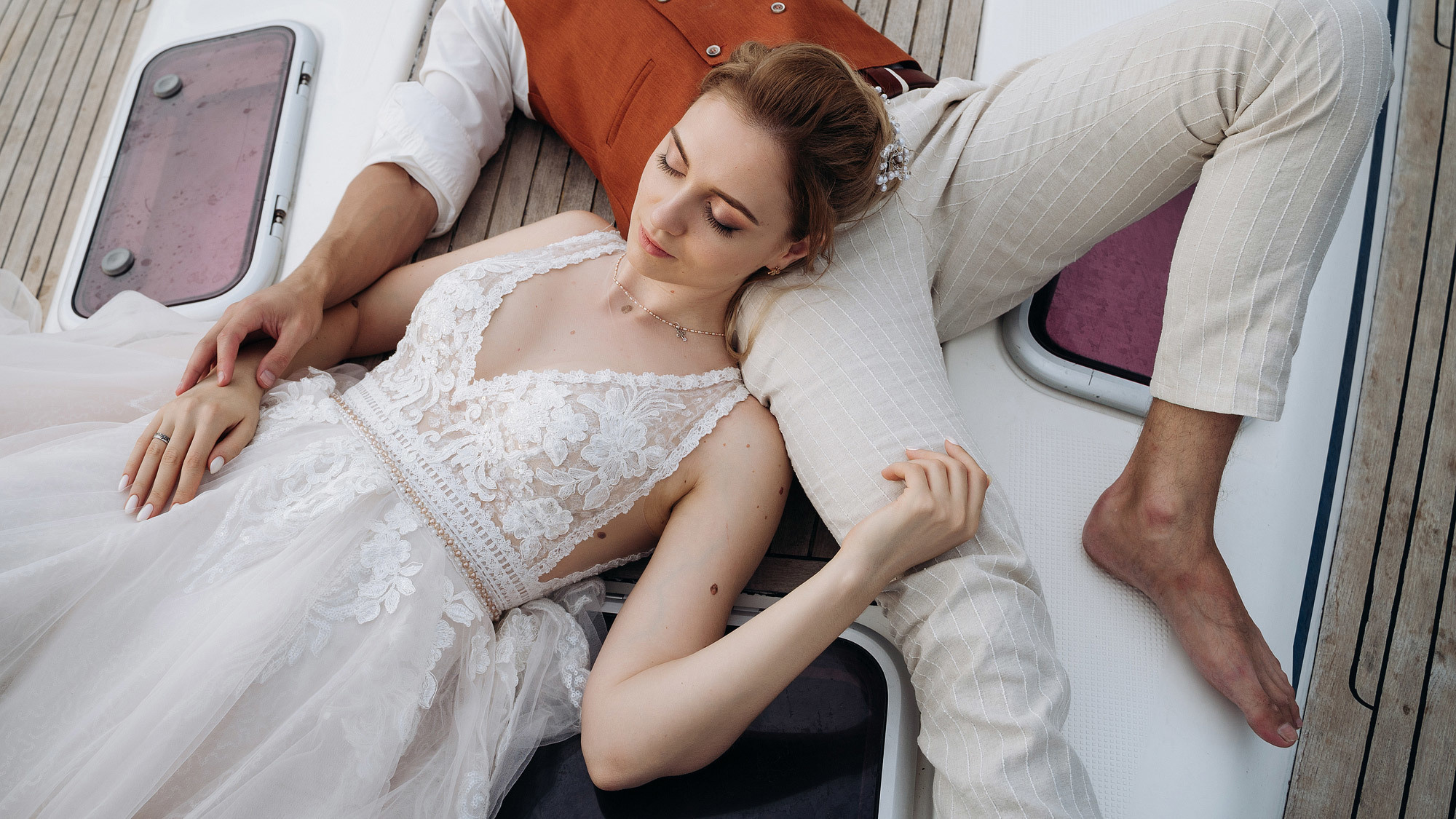 Yacht story. Hochzeitsfotograf, Familienfotograf Stuttgart, Deutschland. Alex Popov