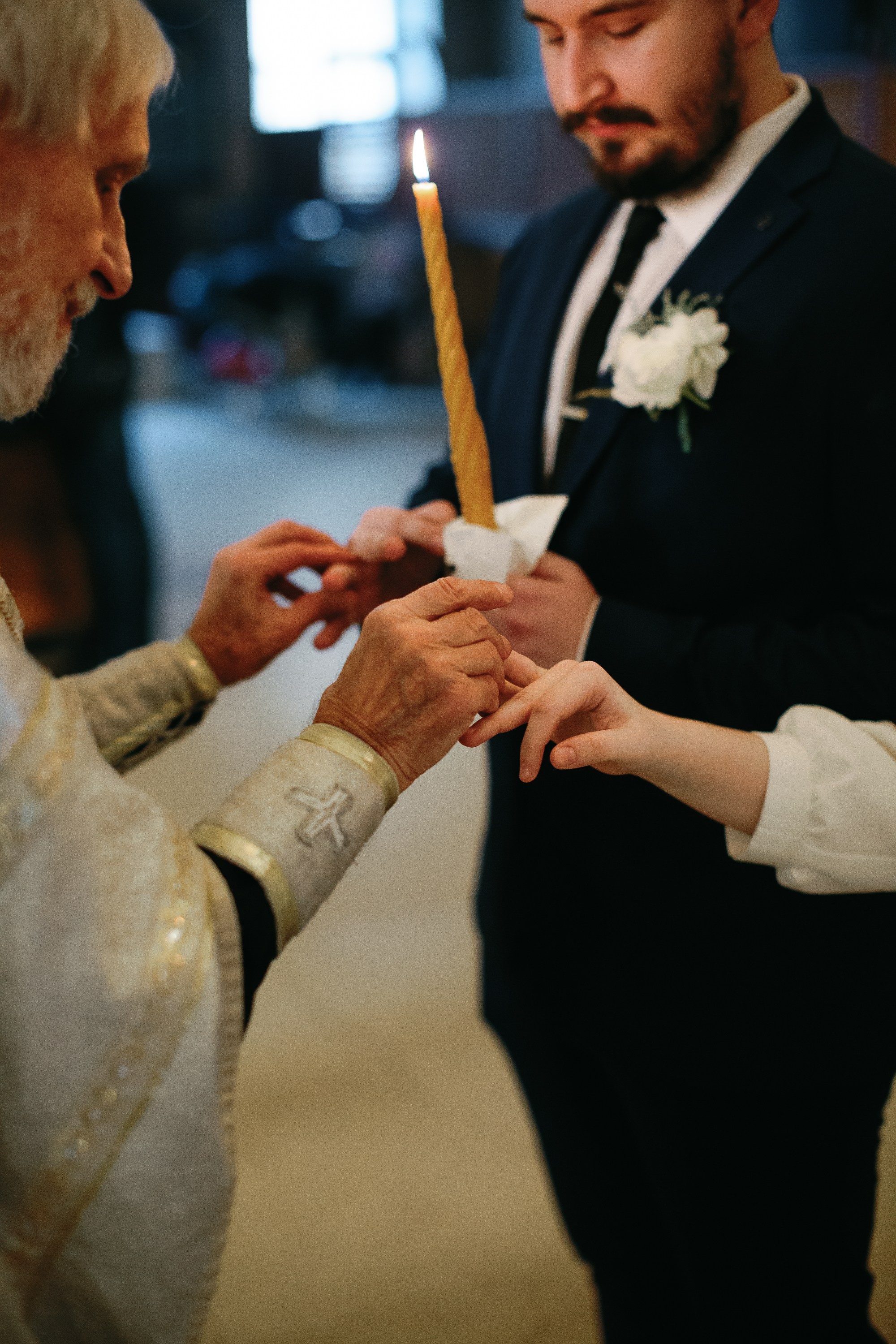 Венчание в храме Космы и Дамиана в Шубине. 