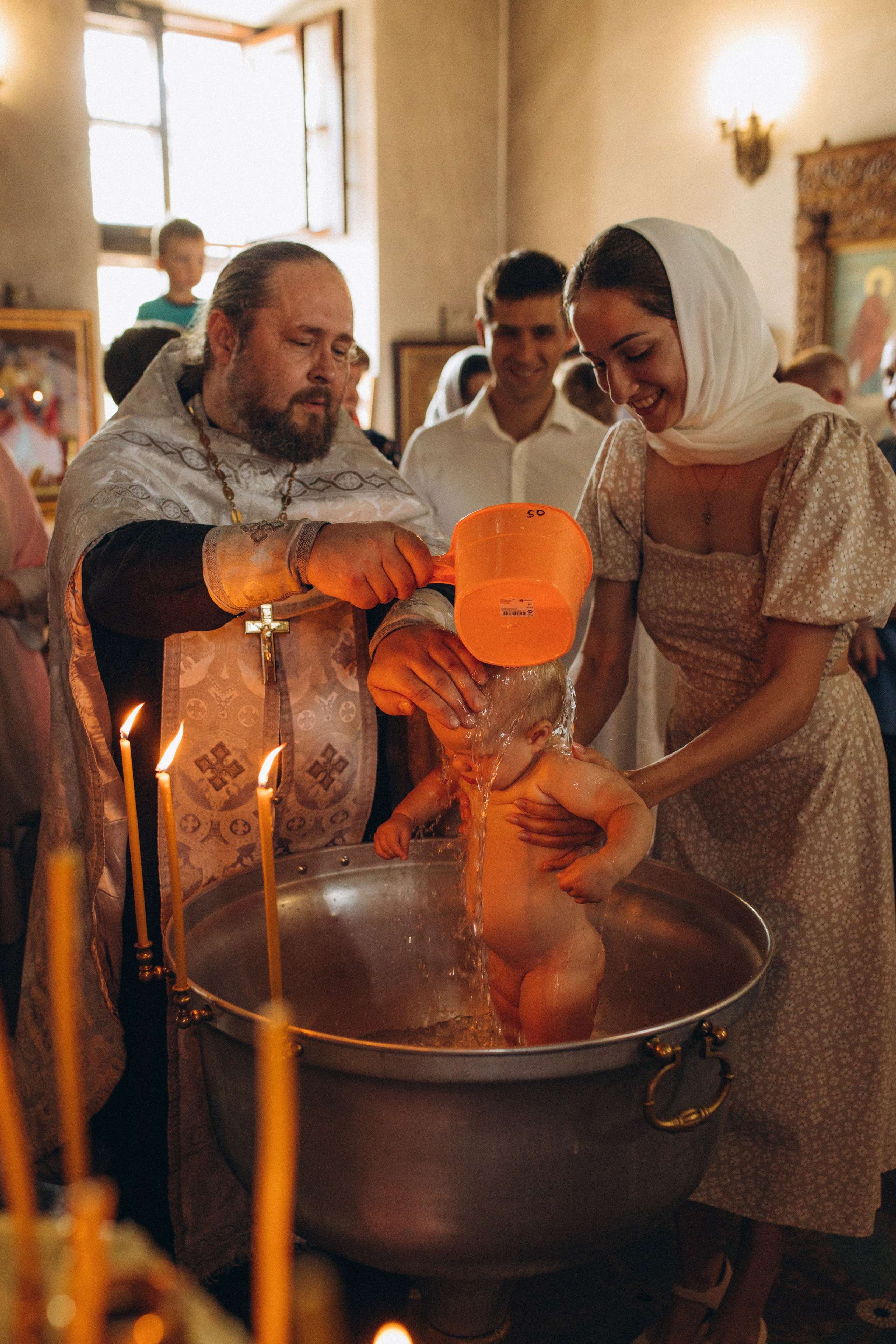 Крещение Марии. Семейный фотограф в Обнинске