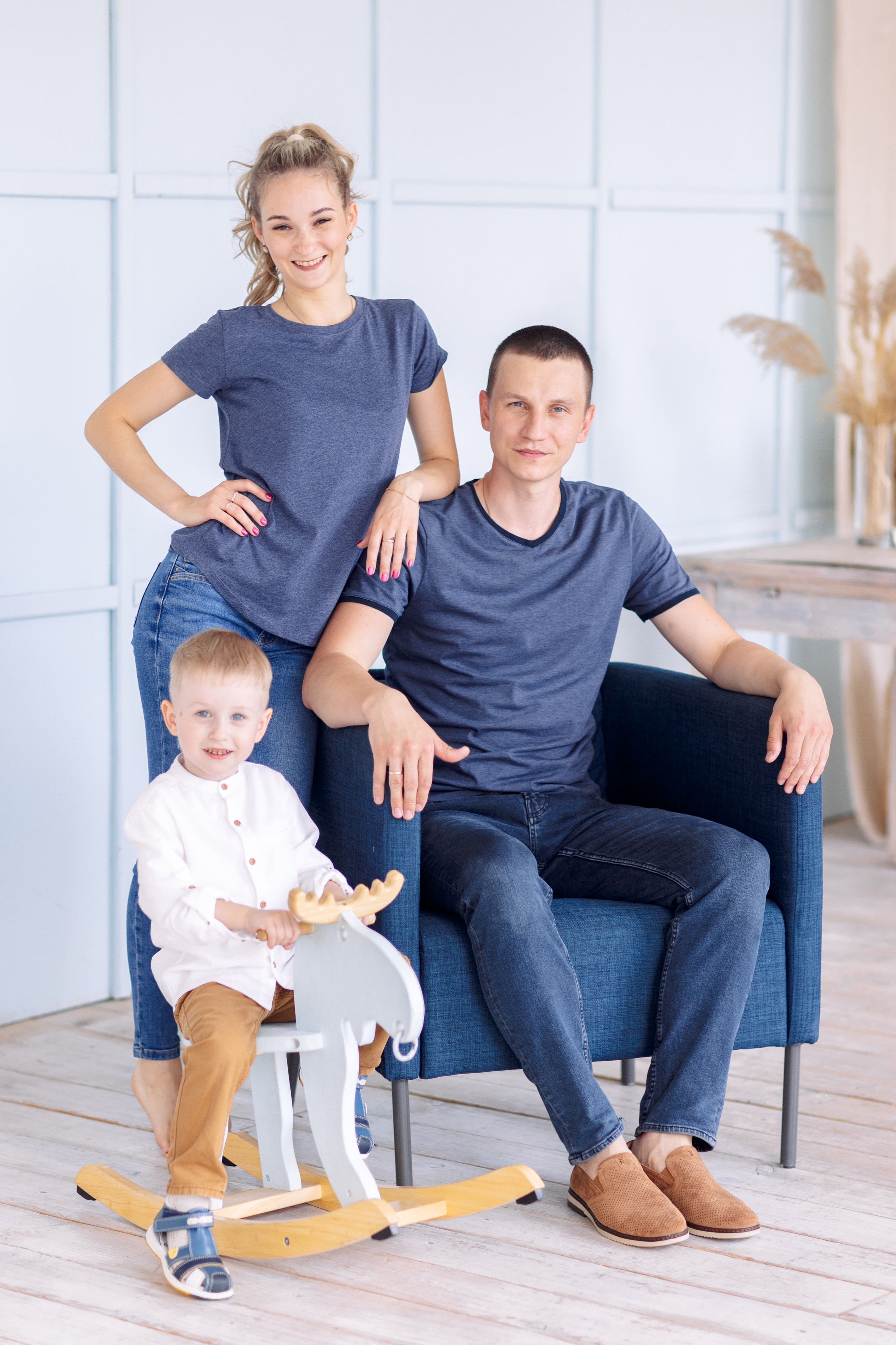 Семейные фотосессии в студии. Семейный и детский фотограф в Пензе Анна Михайлова