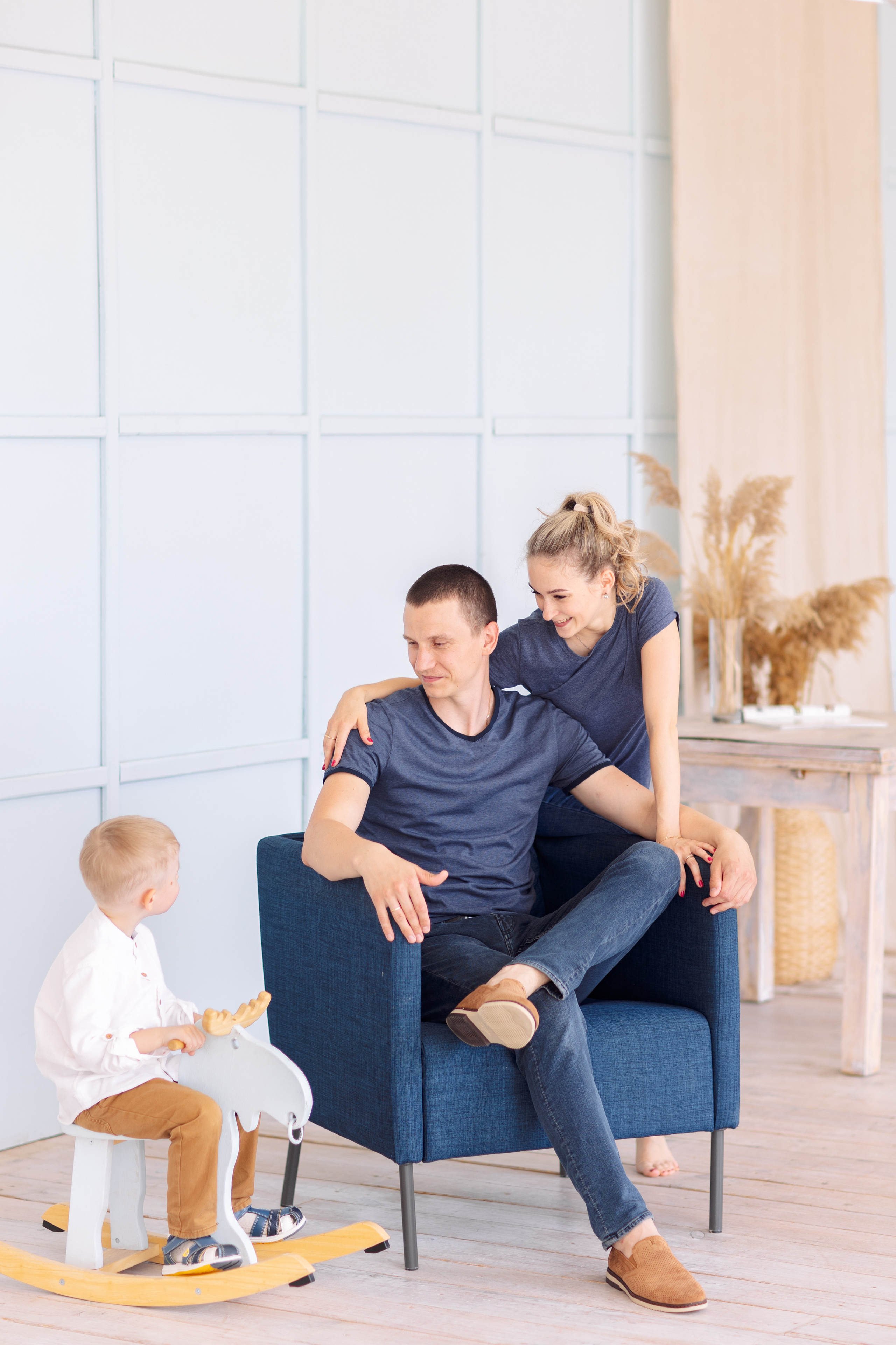 Семейные фотосессии в студии. Семейный и детский фотограф в Пензе Анна Михайлова