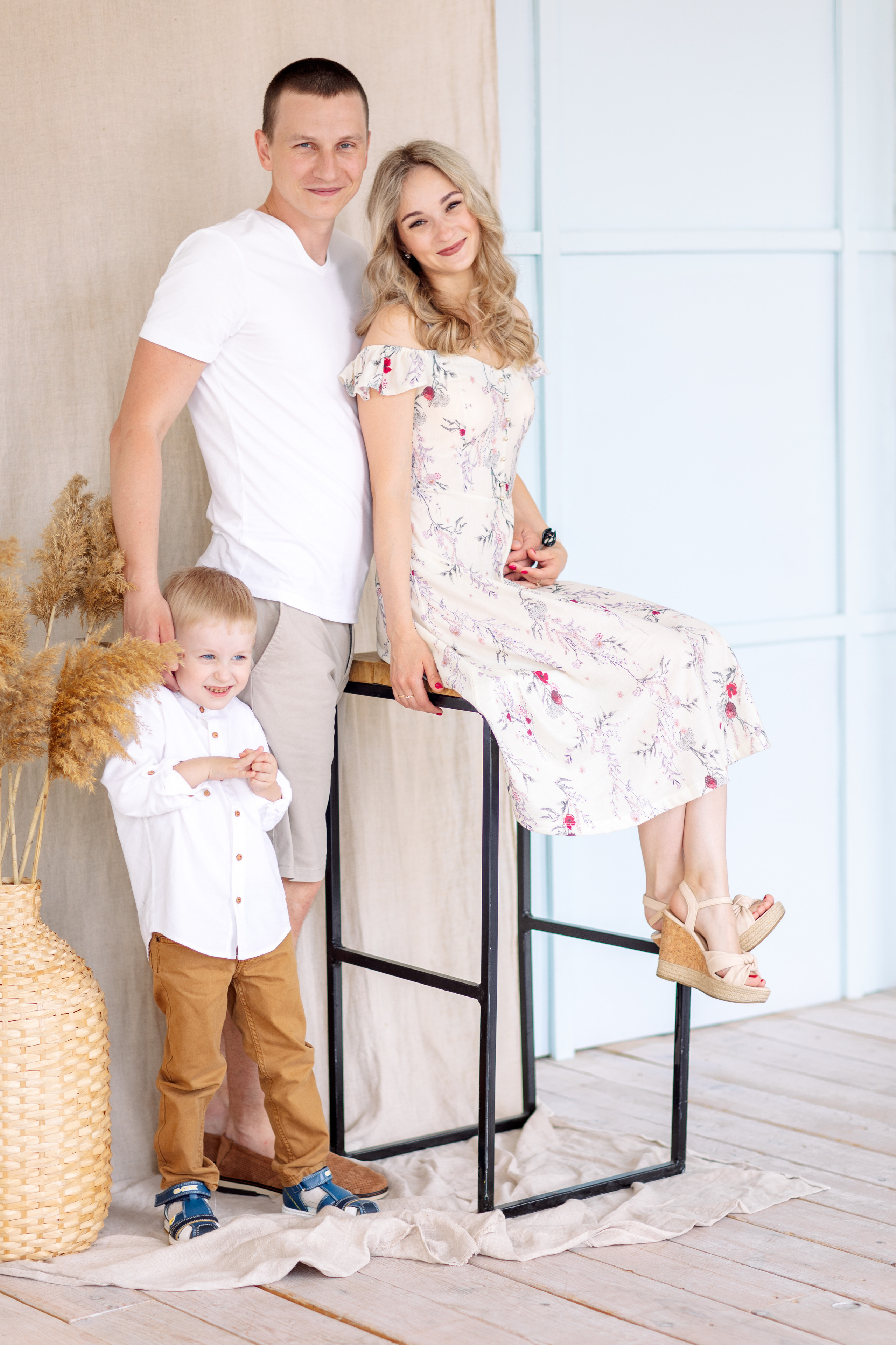 Семейные фотосессии в студии. Семейный и детский фотограф в Пензе Анна Михайлова