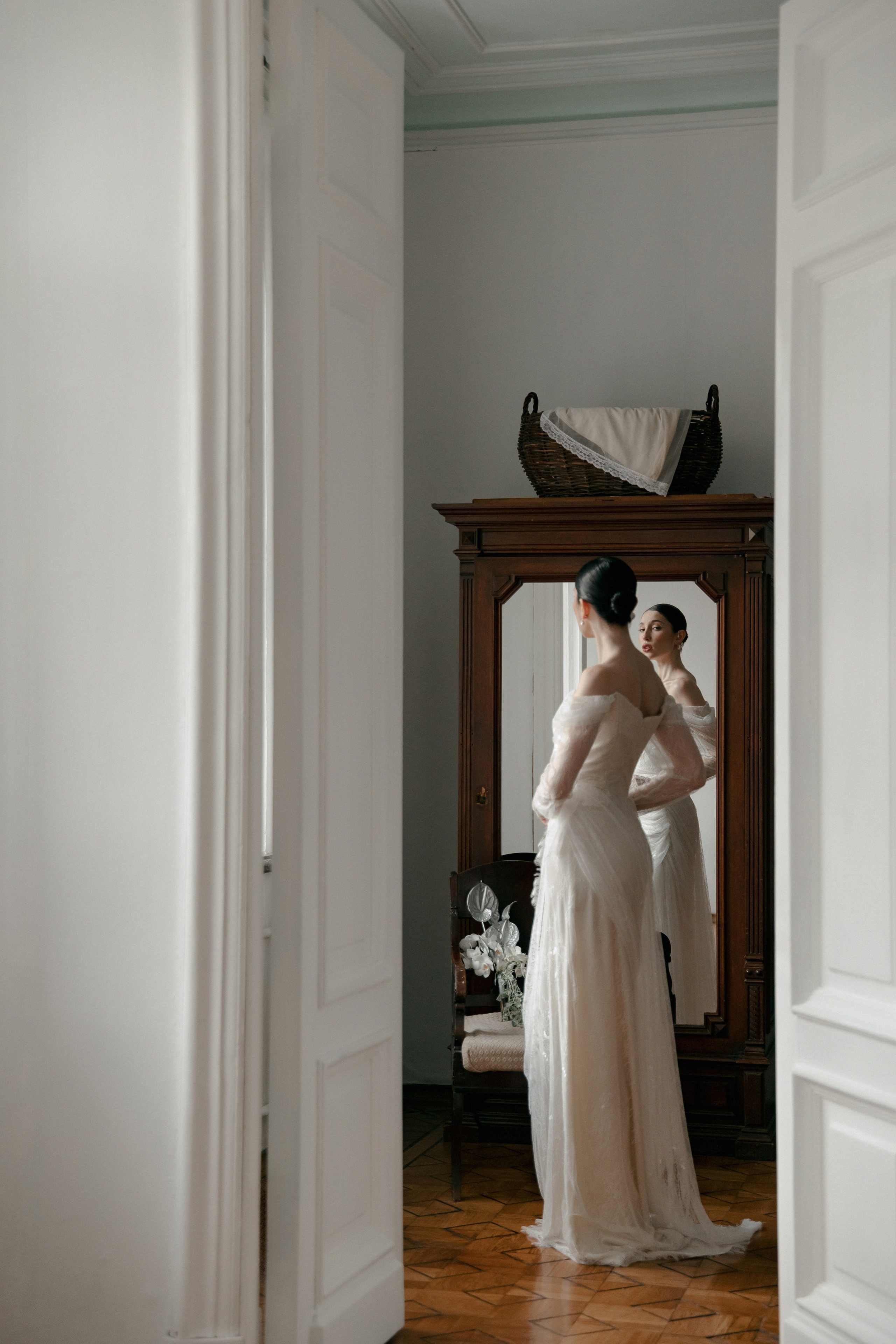 Винтажная история Полины и Дмитрия. Свадебный фотограф Москва