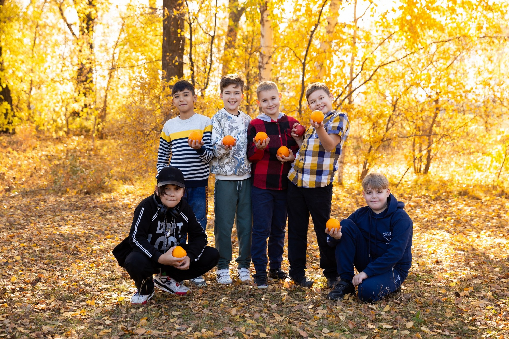 Осенняя фотосессия для 4 класса лицея № 12. СИГМА | Студия выпускных альбомов Красноярск