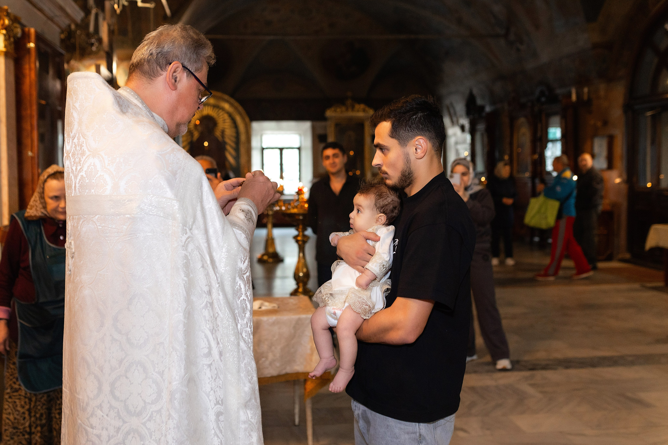 Таинство крещения Лилии. Фотограф в Железнодорожном и Балашихе