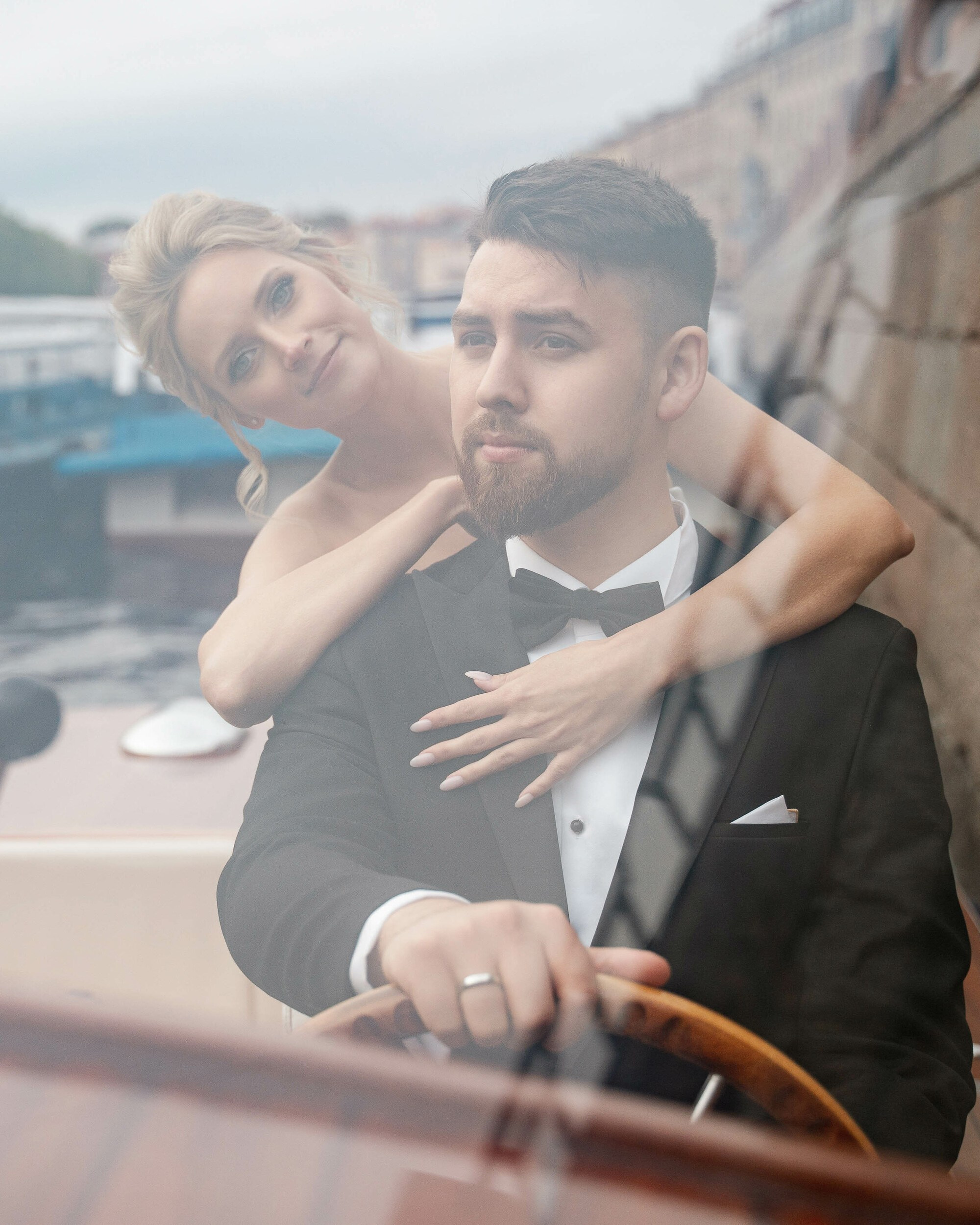 Свадьба для двоих в отеле Wawelberg и на катере. Свадебный фотограф в Санкт-Петербурге и Москве Андрей Нестеров