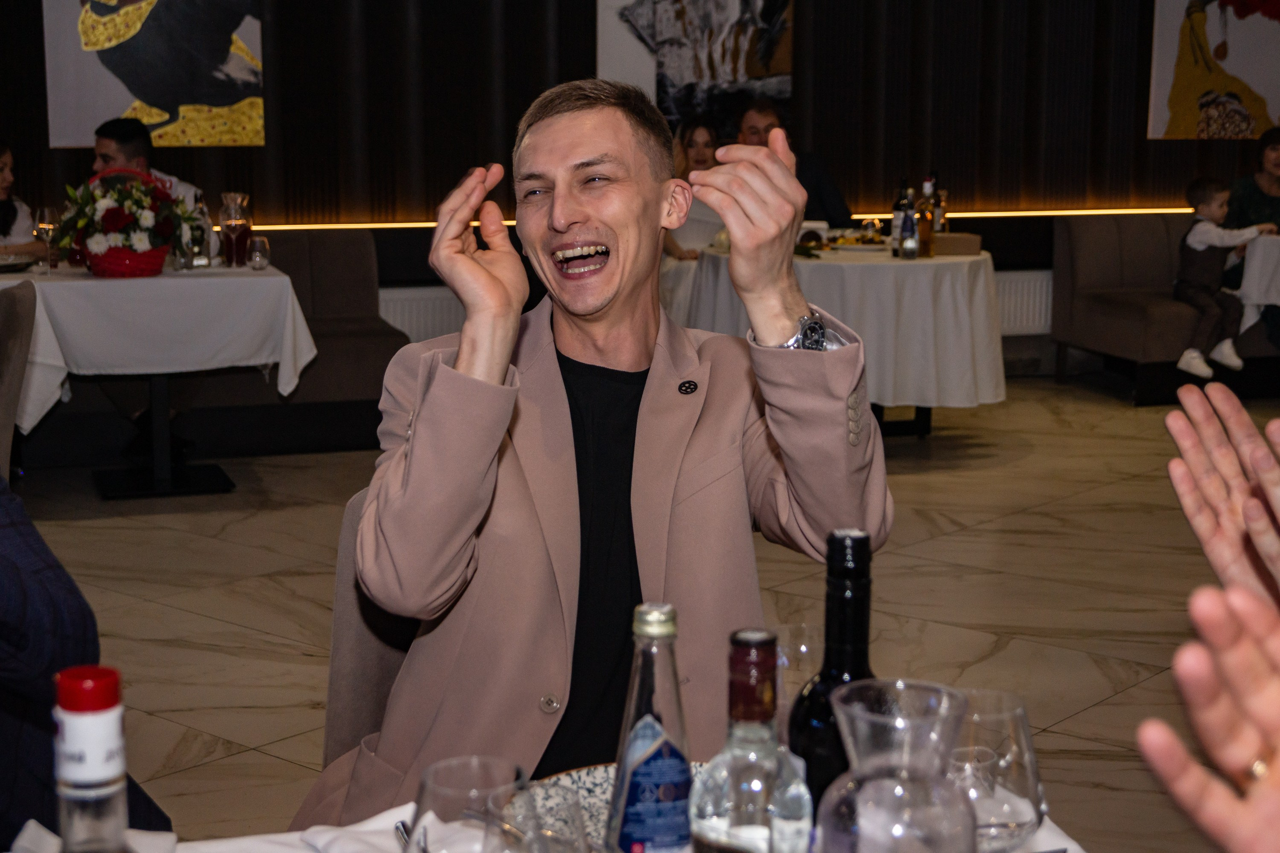 Свадебный банкет. Разноплановый фотограф в Москве