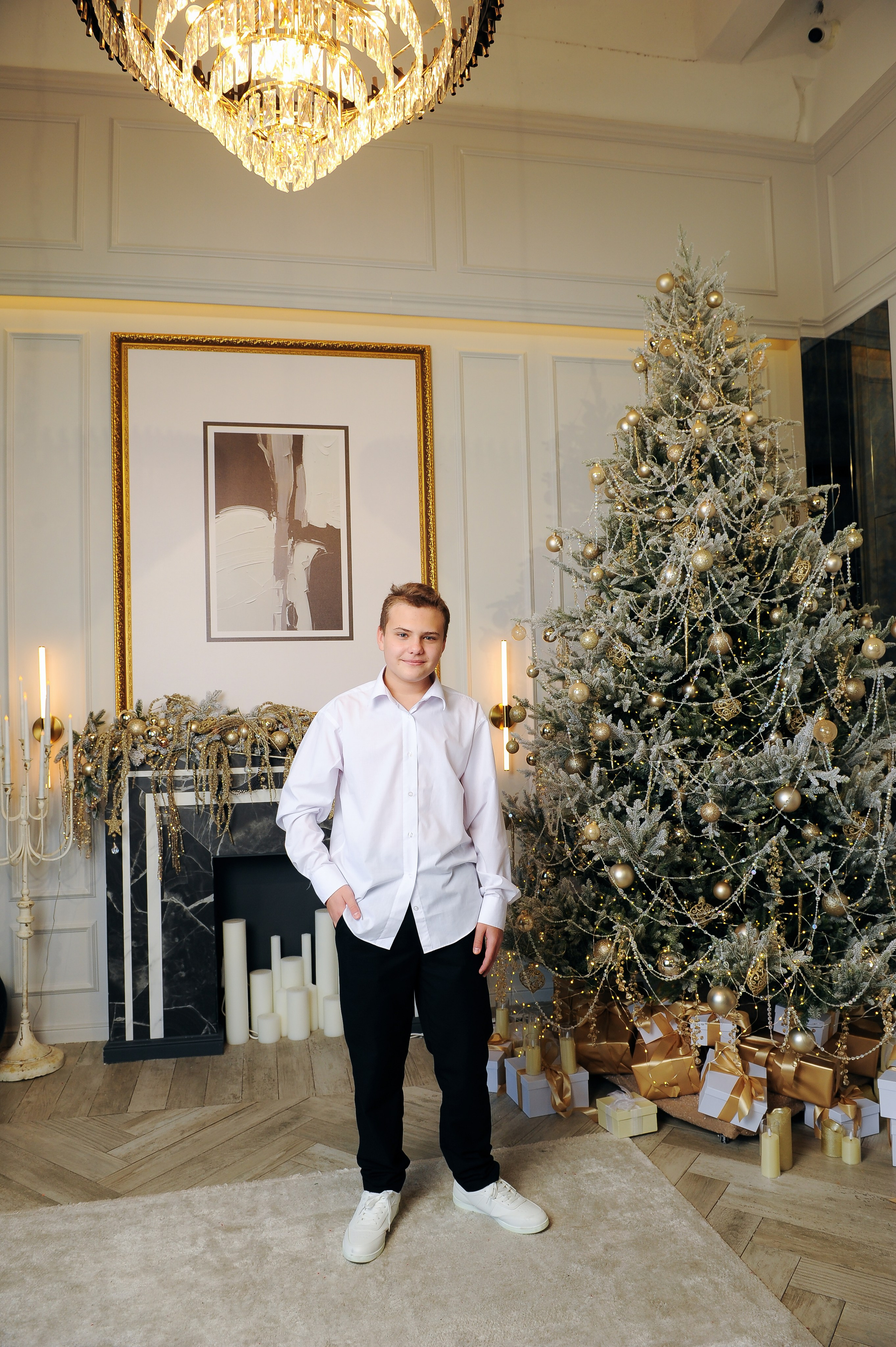 Школьная новогодняя фотосессия. Фотограф, визажист. Москва