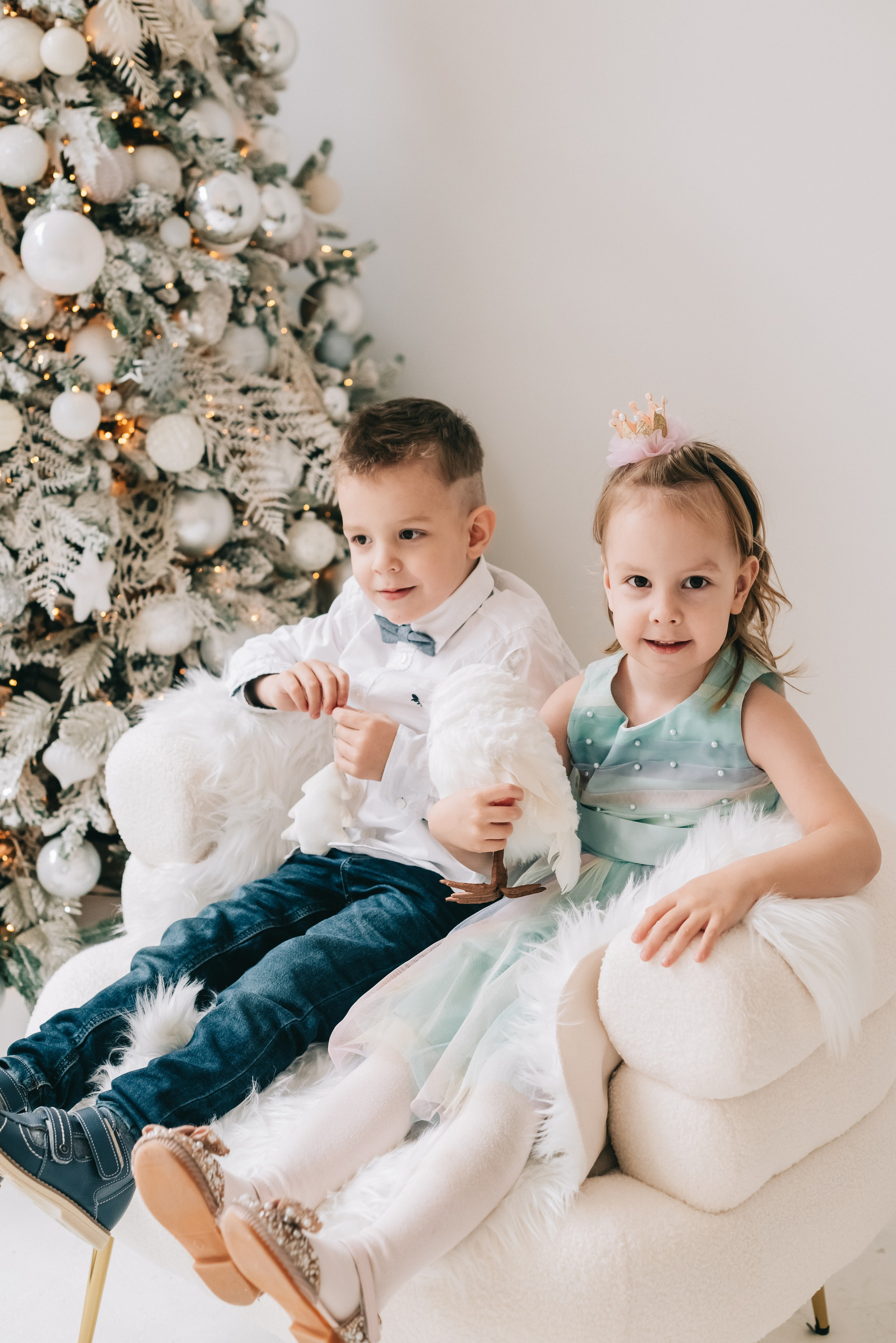 Новогодняя семейная фотосессия Кемерово