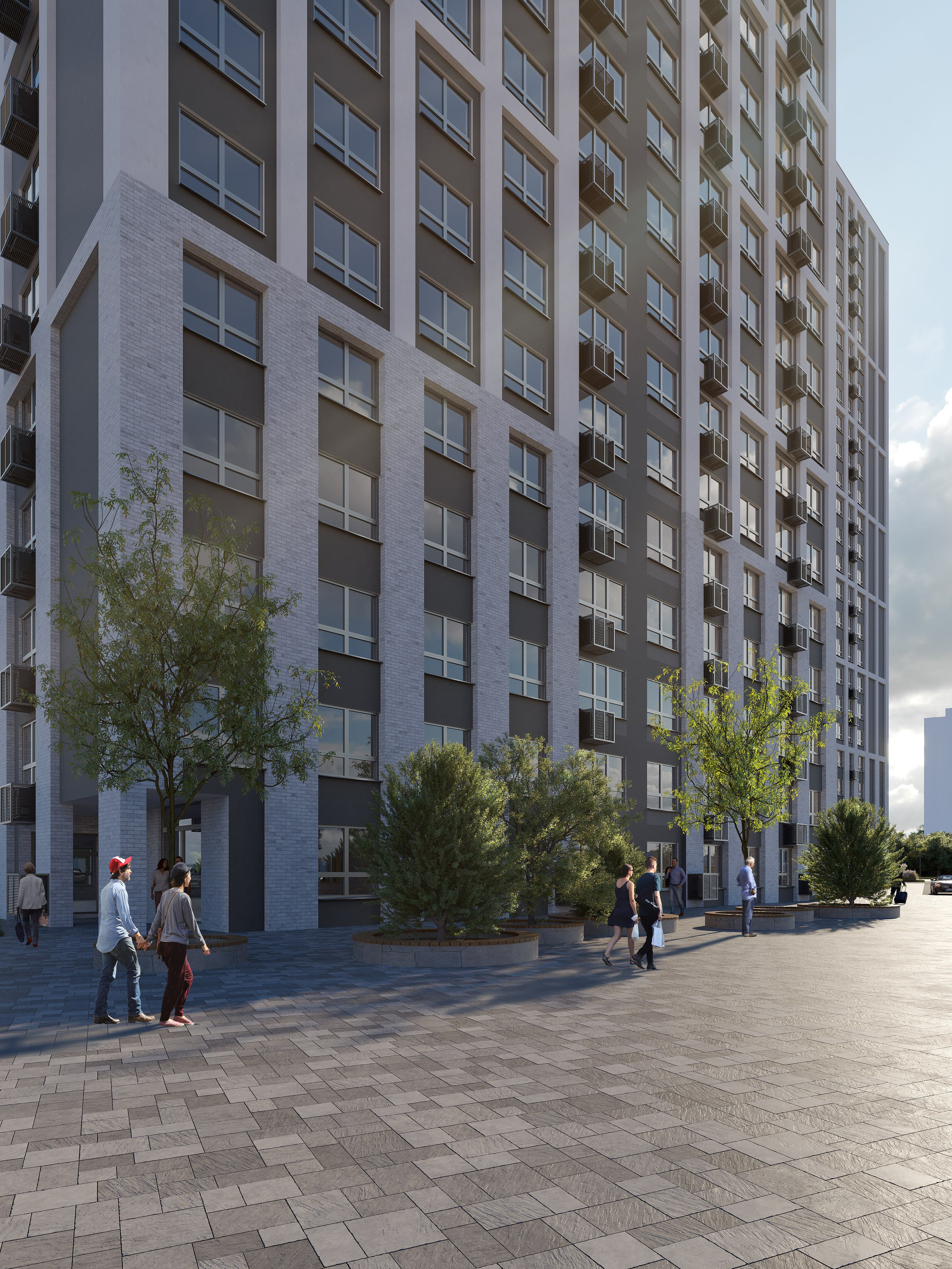 Реалистичная 3D визуализация ЖК "Патриот Парк". Современный подход к архитектуре и дизайну.