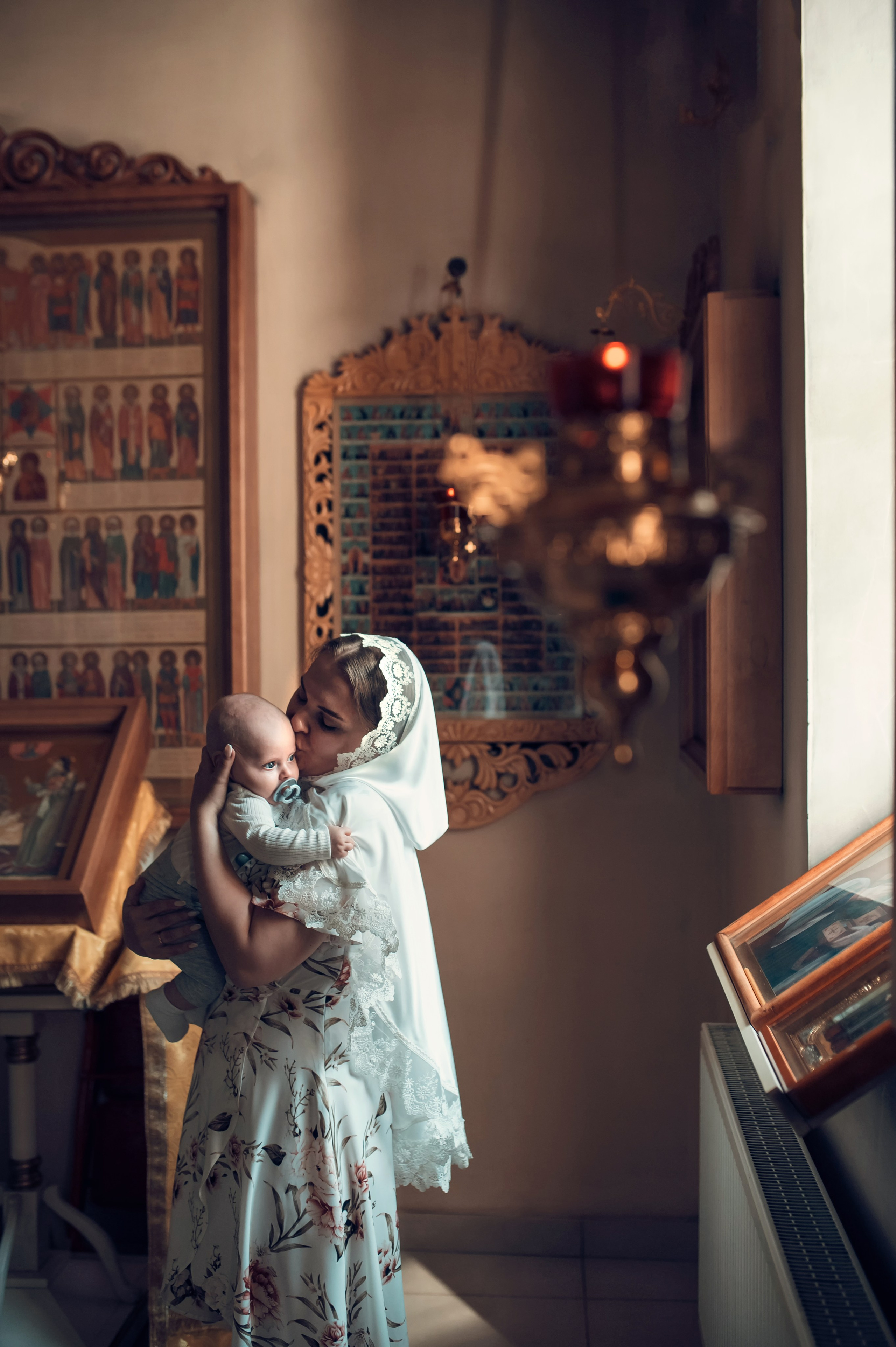 Таинство Крещения Крестовоздвиженский храм. Семейный фотограф Олеся Батурина Рязань