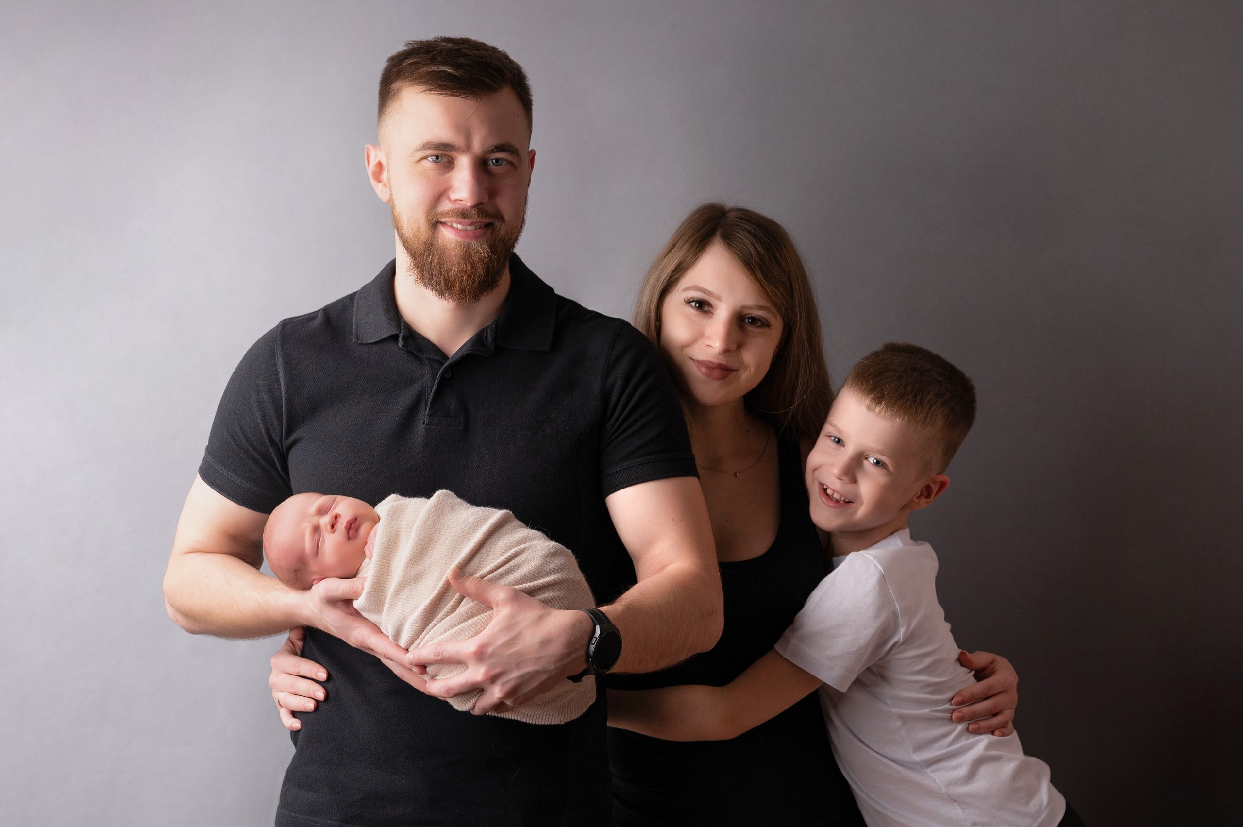 семейная фотосессия с новорожденным Санкт-Петербург