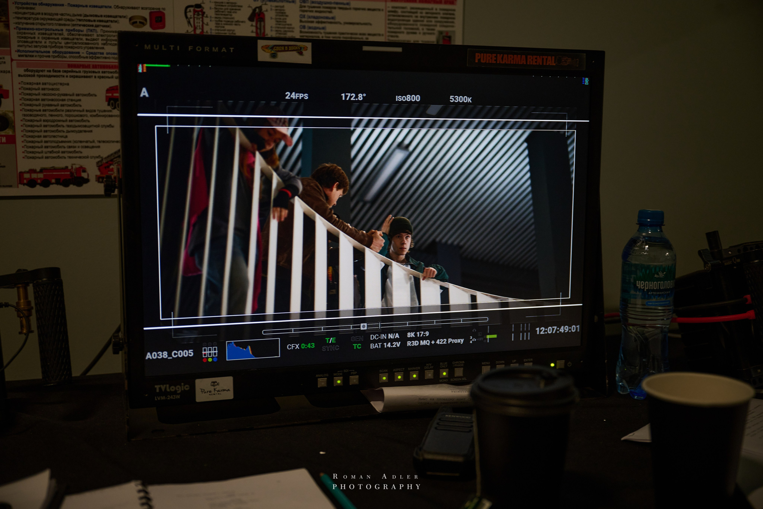 Репортаж со съёмок фильма «Своя в доску». Фотограф Роман Адлер