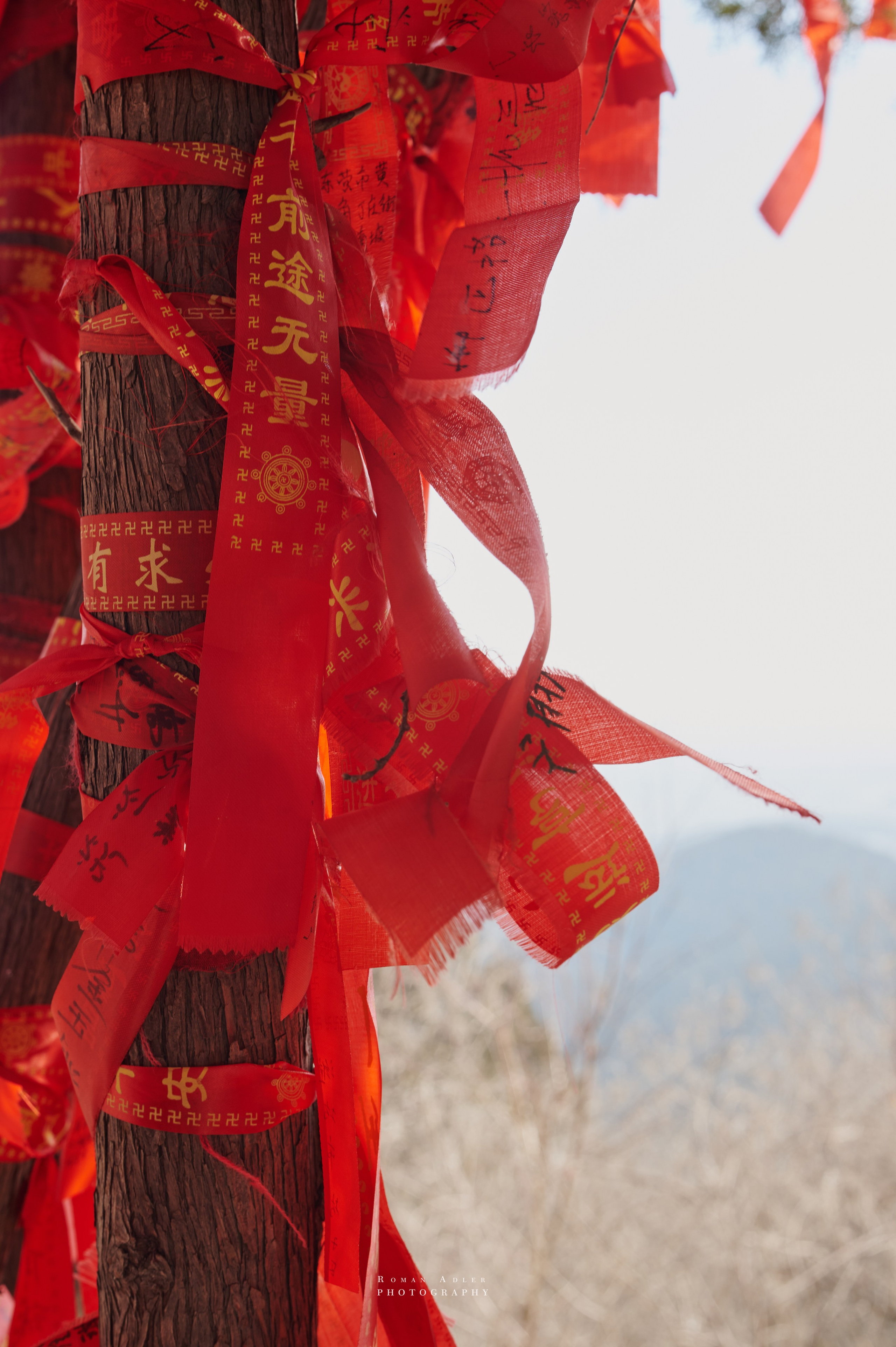 Рассвет на храмовой горе Юнмень. Цинчжоу. Фотограф Роман Адлер