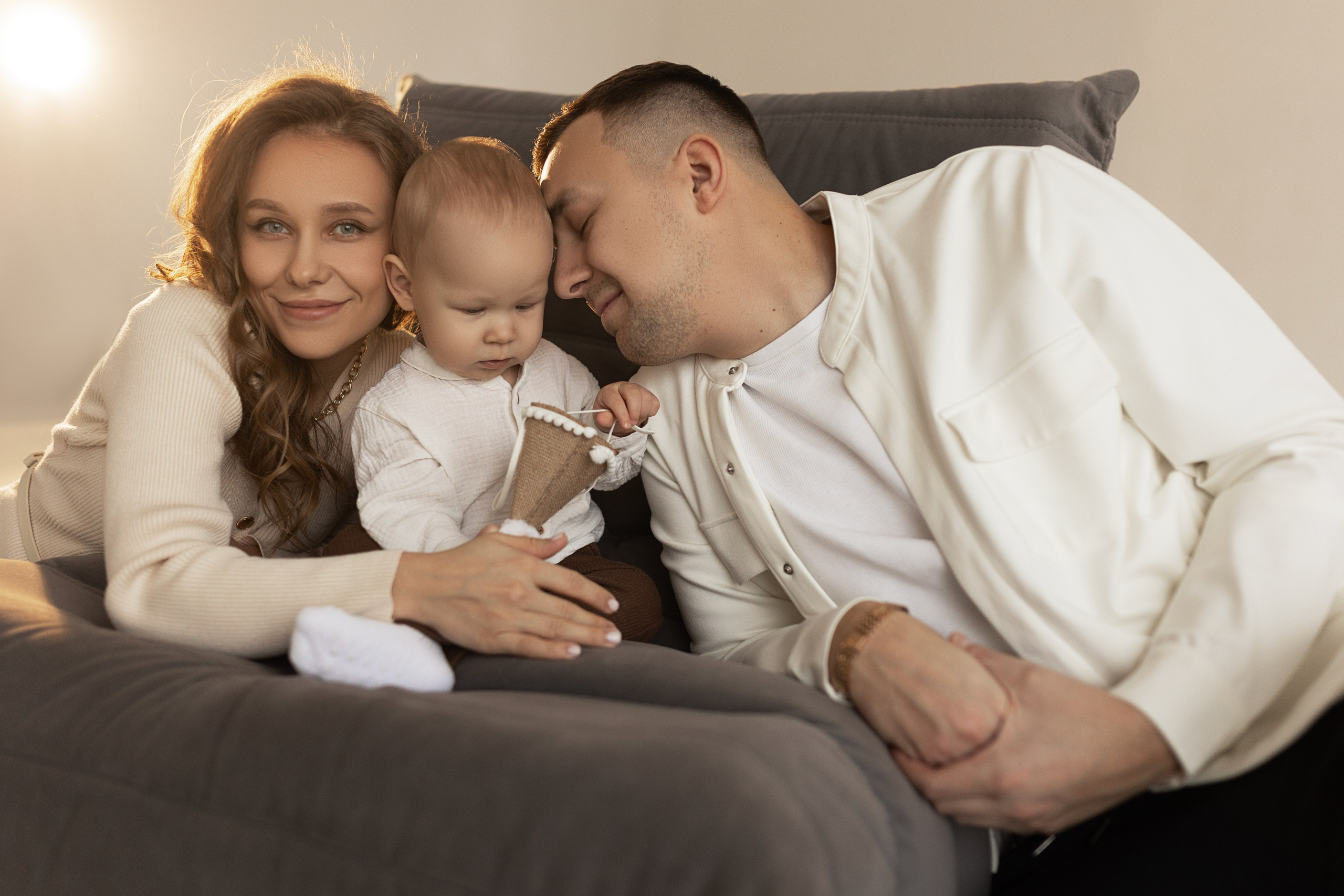 Наталья, Гурьян и Демид. Фотограф Алина Кучумова