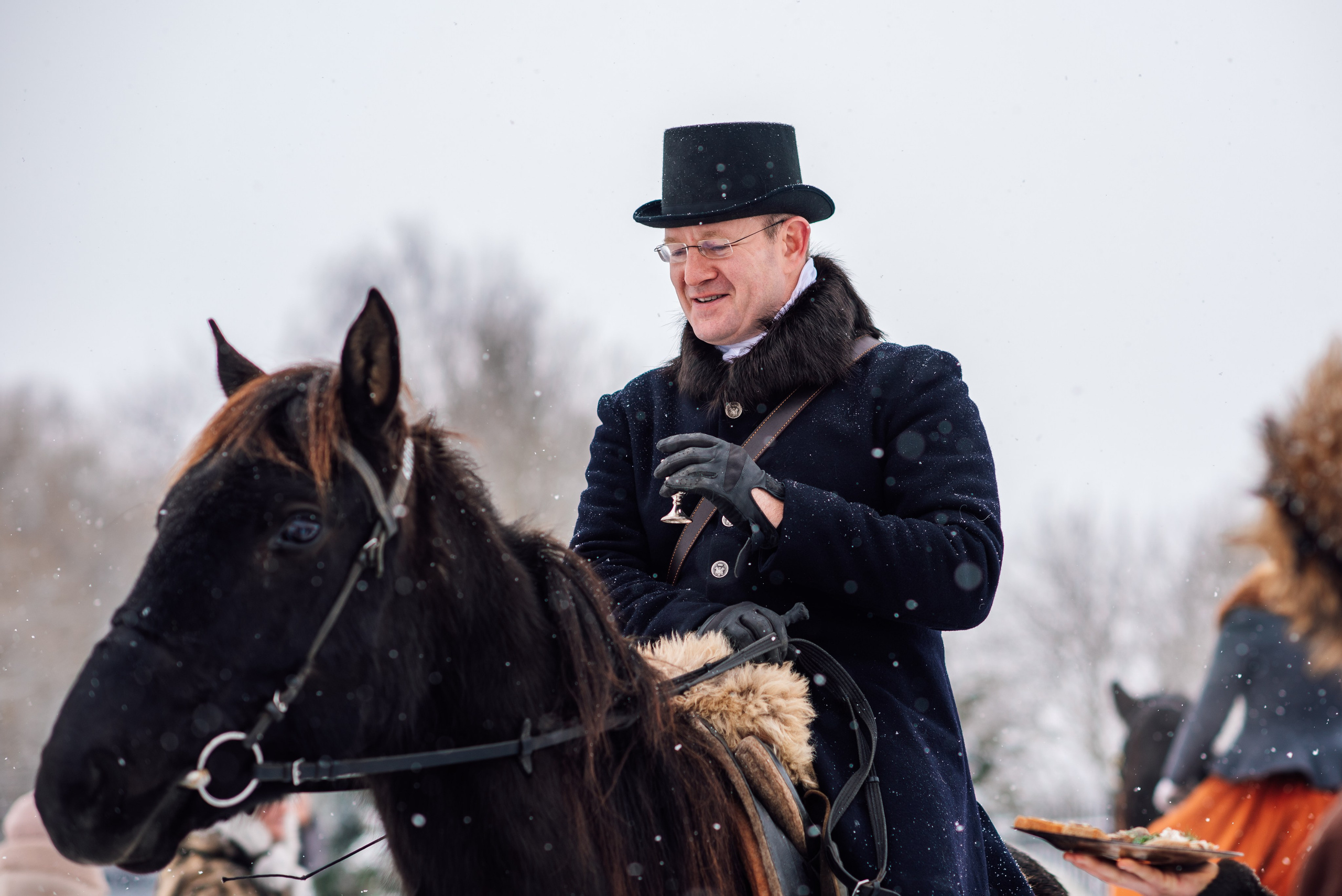 Зимняя парфорсная охота. Фотограф Диана Вальтер