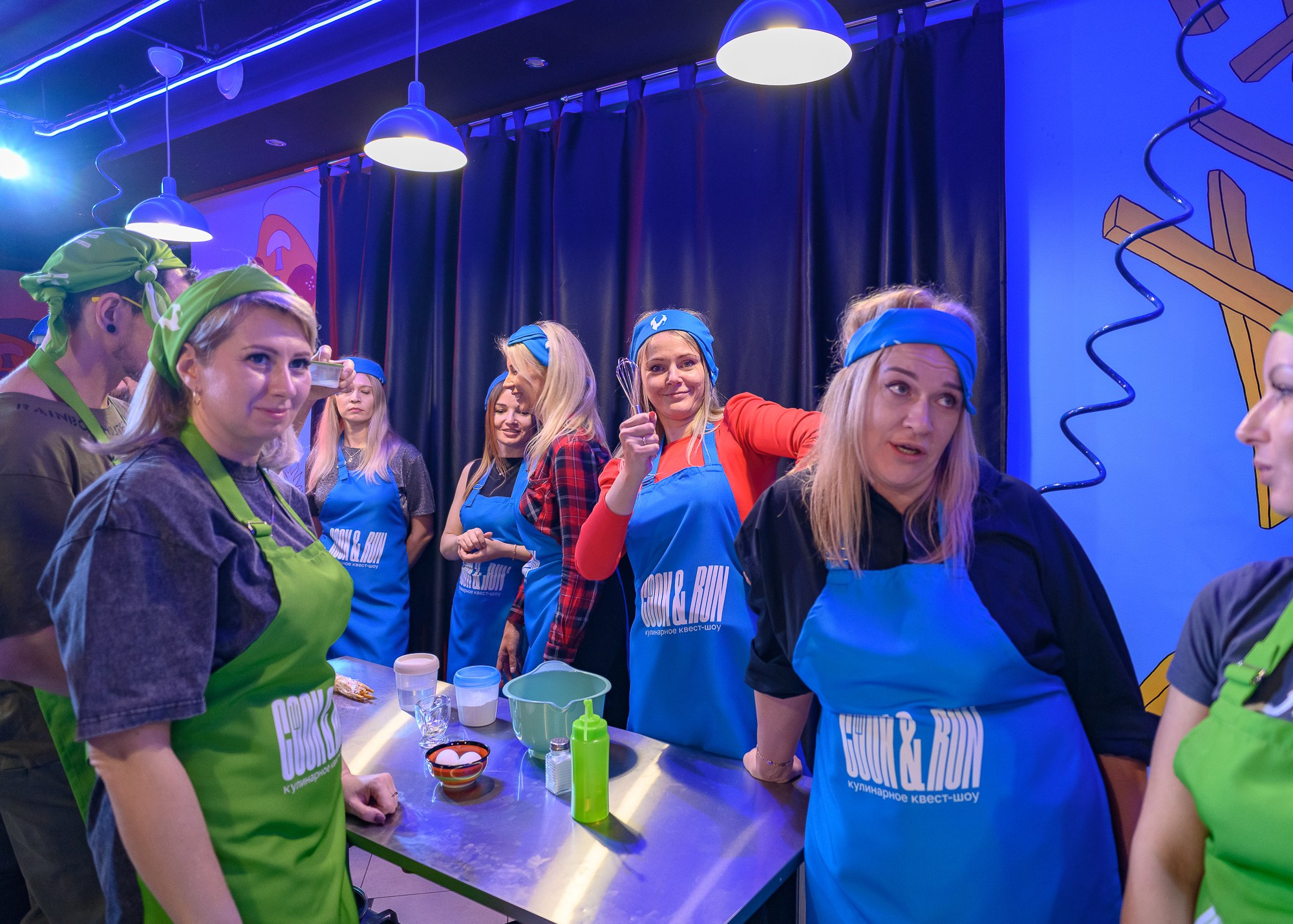 Кулинарный квест-шоу CooknRun. Фотограф Александр Данилов