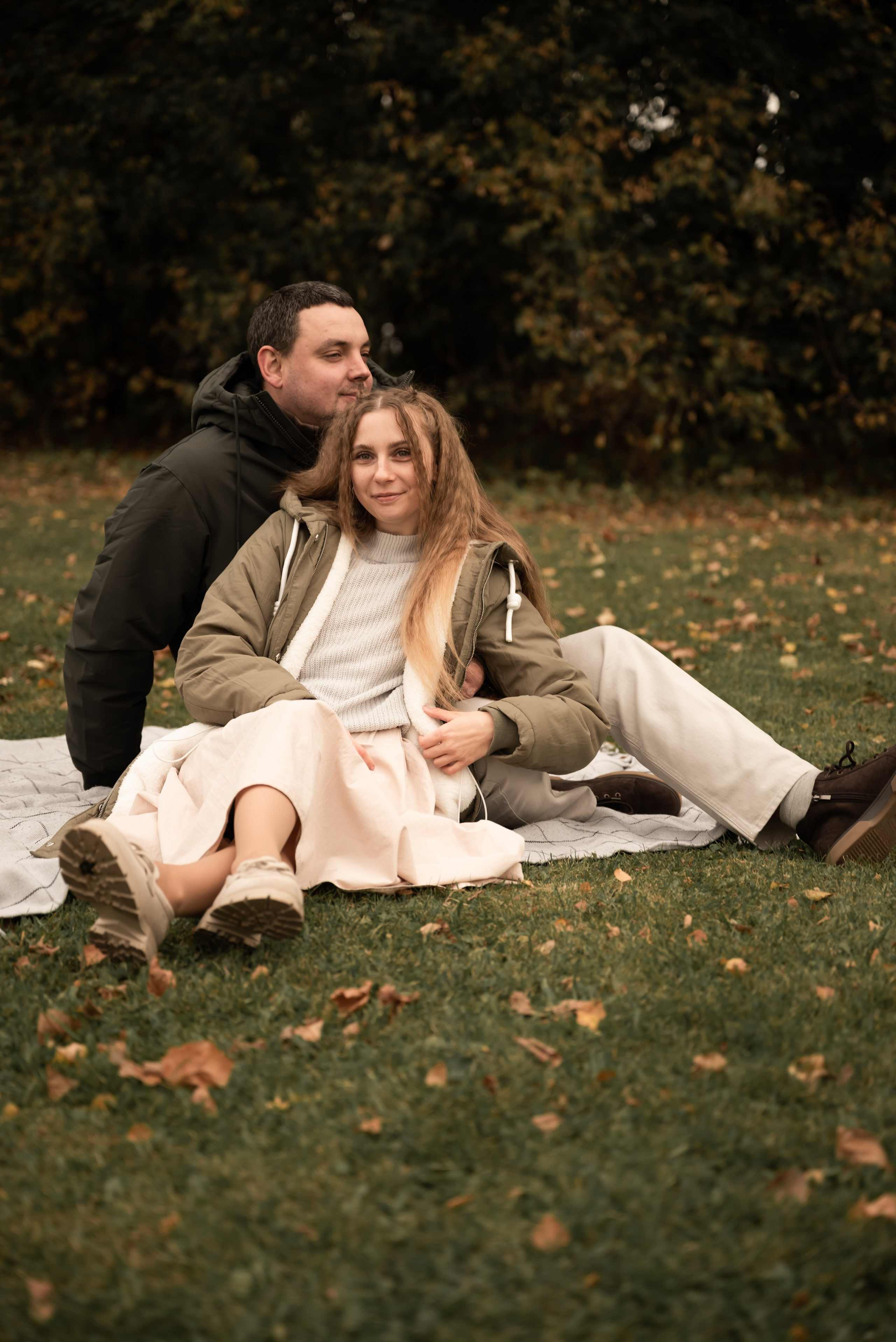 Осенняя Love story в Кусково. Фотограф Ксения Огородова портфолио